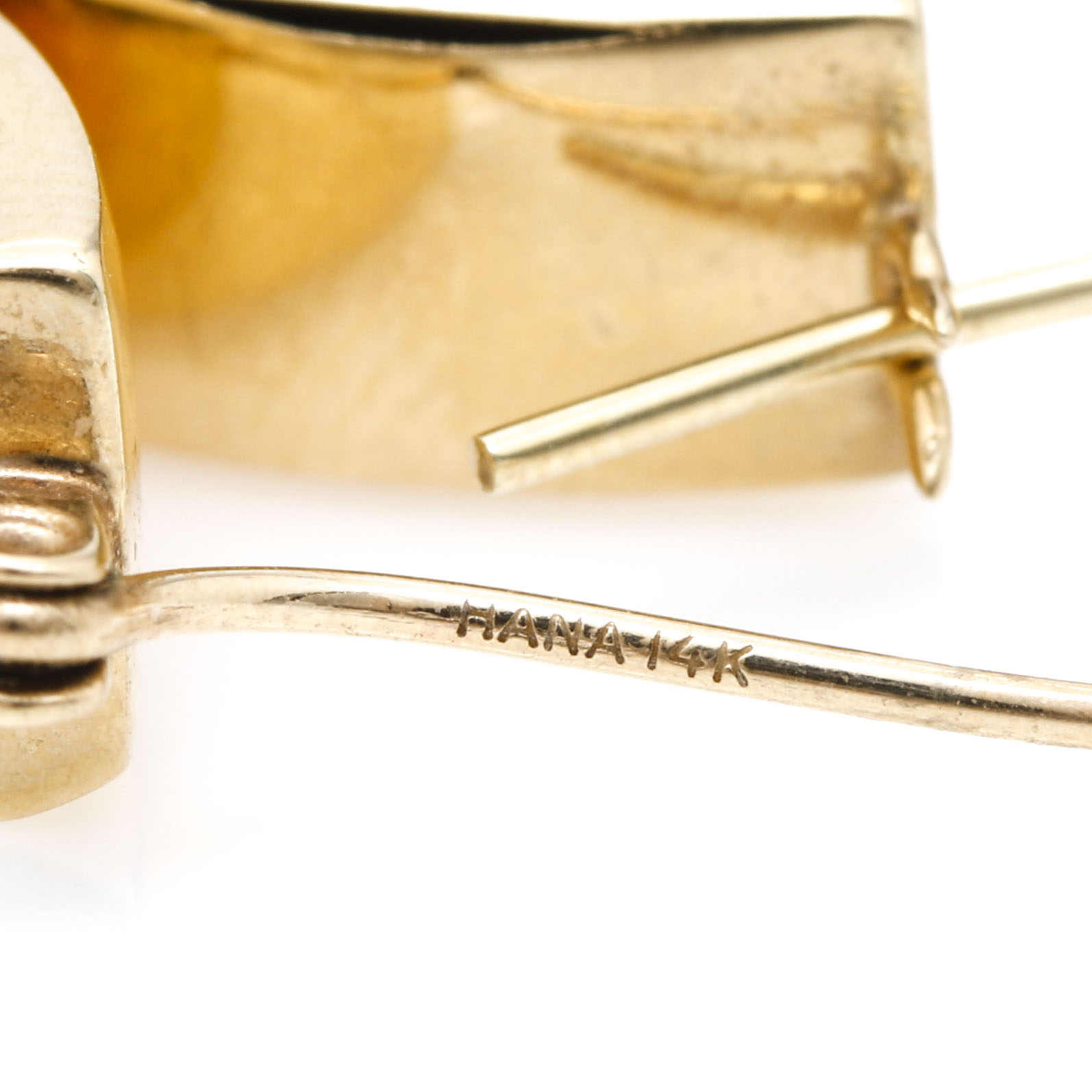 14K Yellow Gold Hoop Earrings