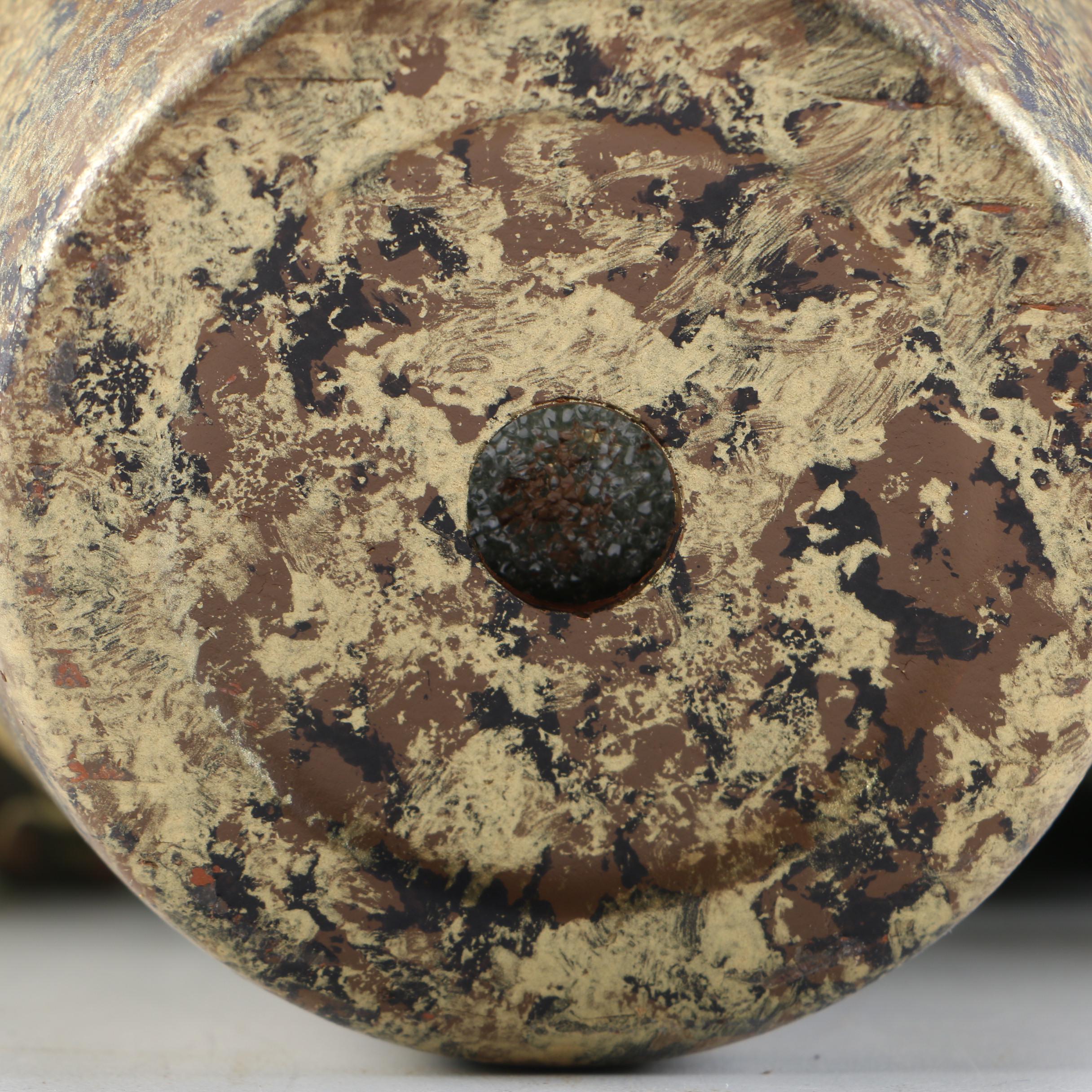 Faux Plants With Red Accents