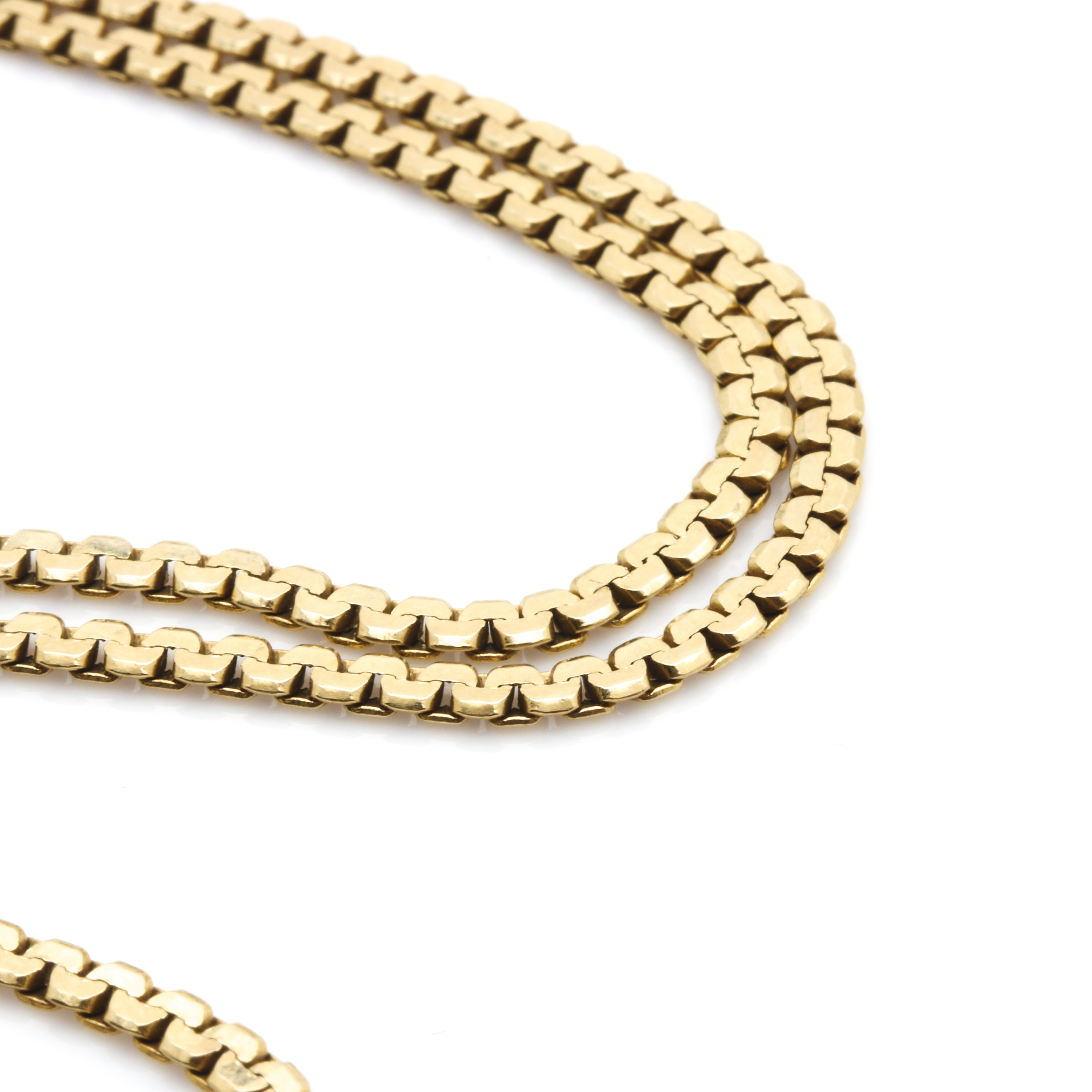 14K Yellow Gold Fancy Chain Necklace