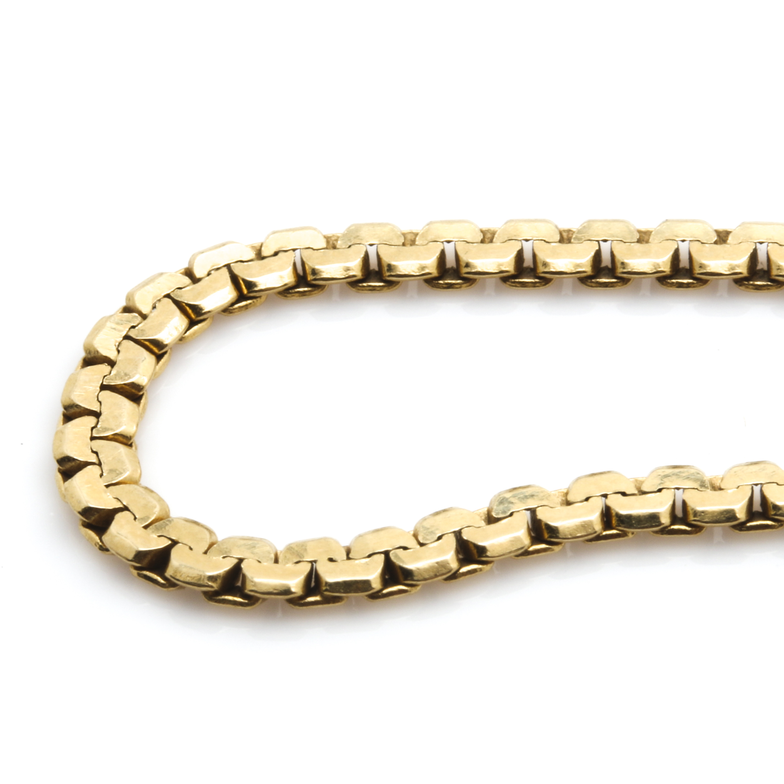 14K Yellow Gold Fancy Chain Necklace