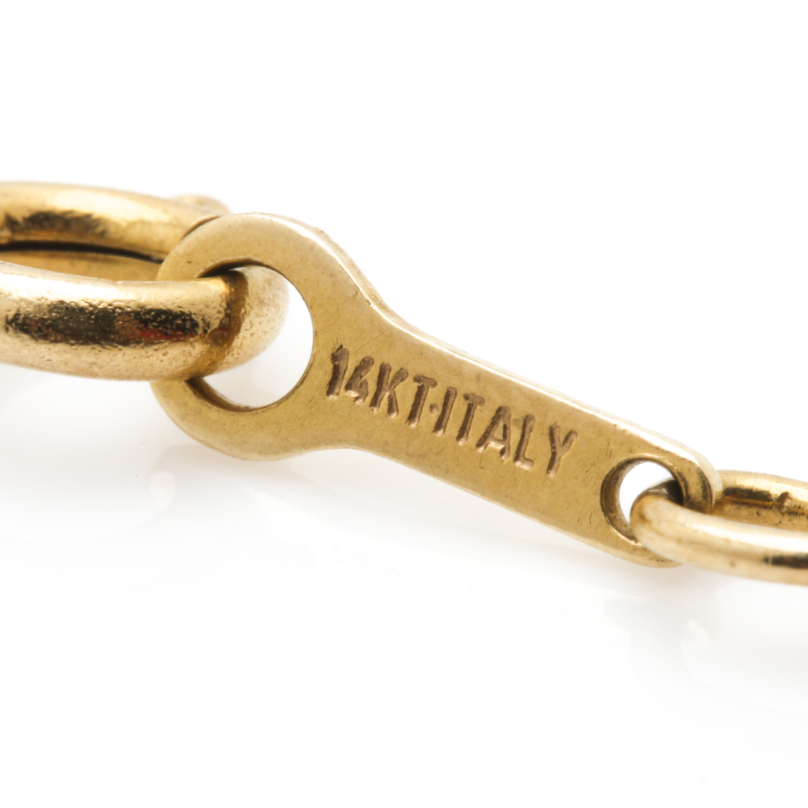 14K Yellow Gold Fancy Chain Necklace