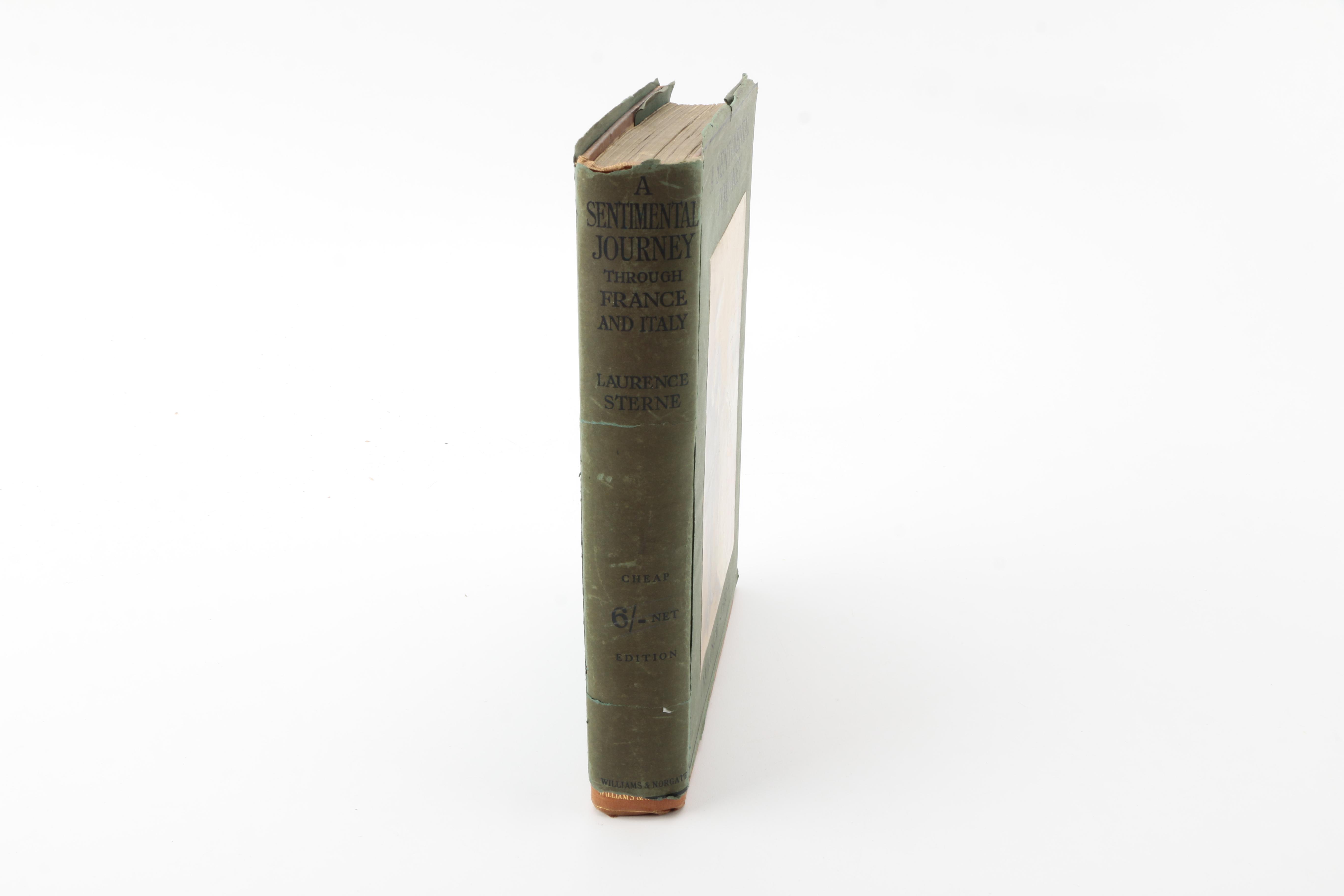 1913 "A Sentimental Journey in France & Italy" by Laurence Sterne