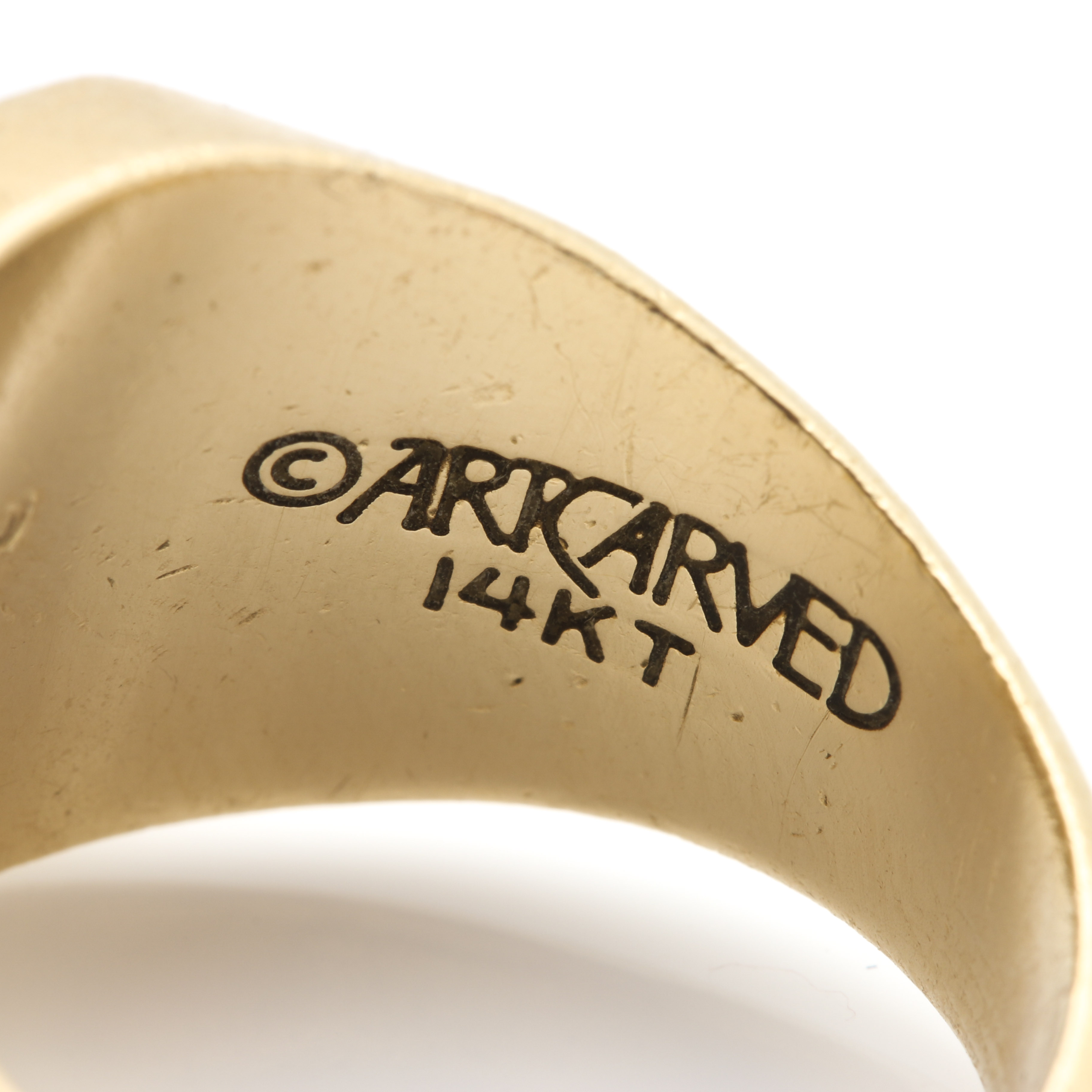 ArtCarved 14K Yellow Gold Personalized Class Ring