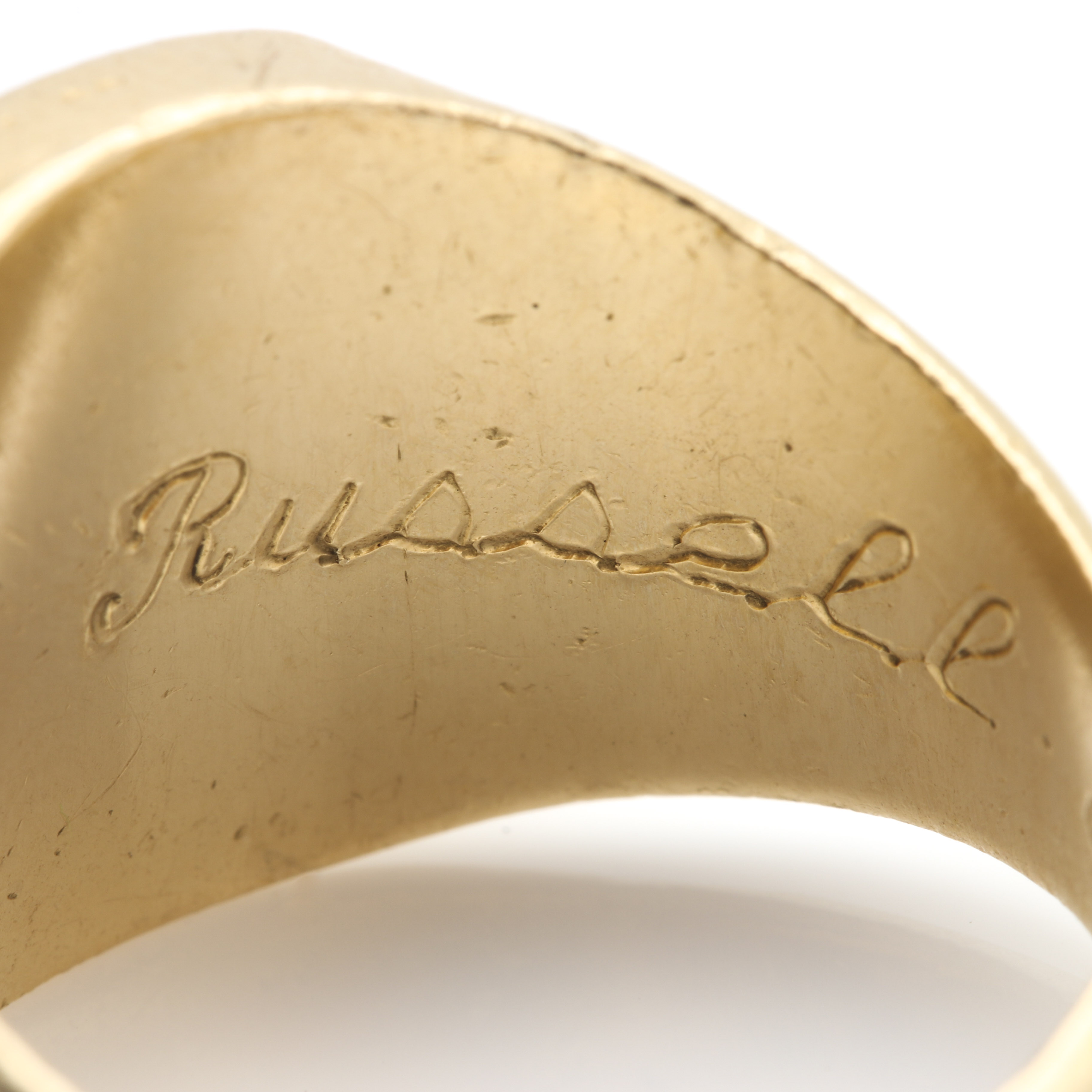 ArtCarved 14K Yellow Gold Personalized Class Ring