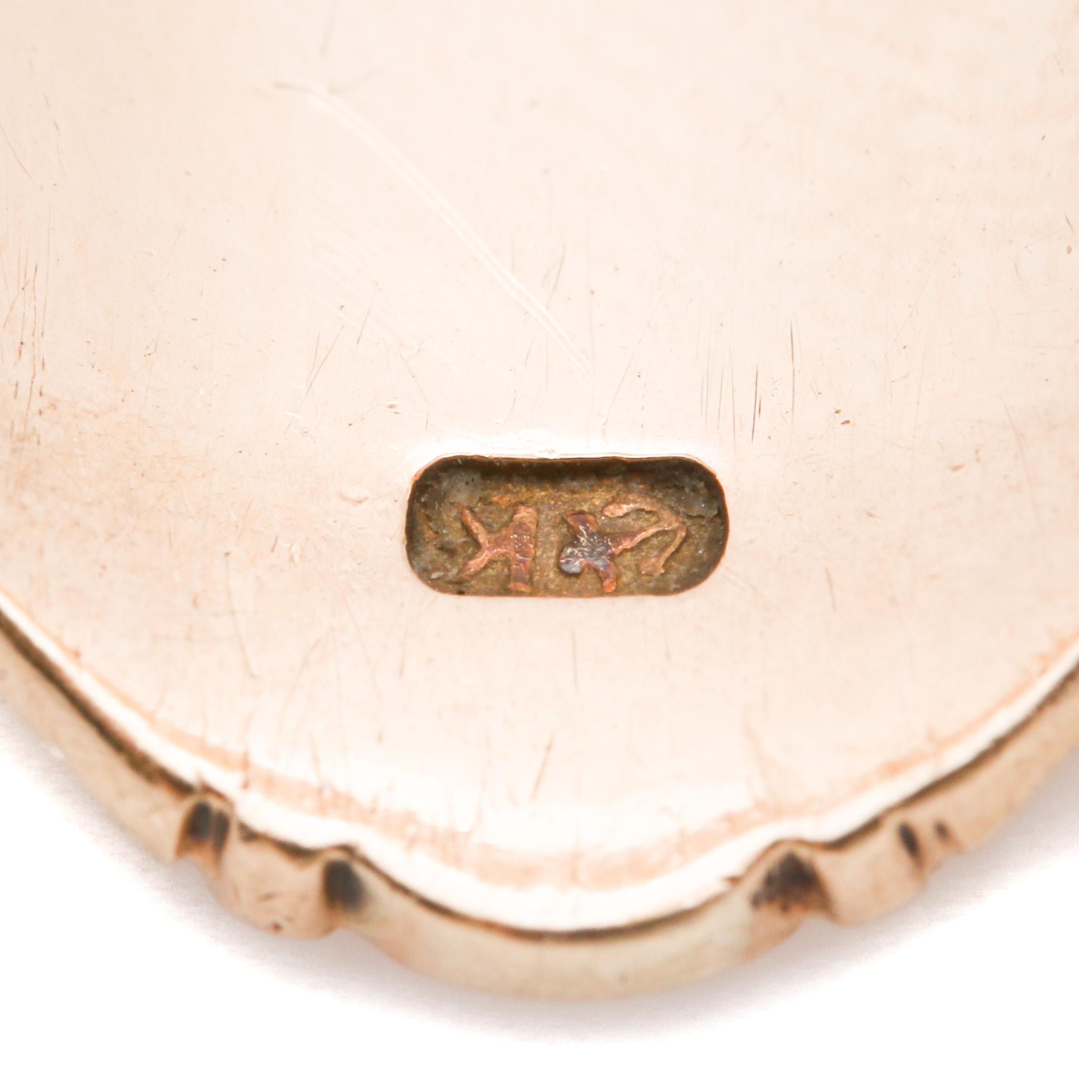 10K Yellow Gold Engraved Signet Ring