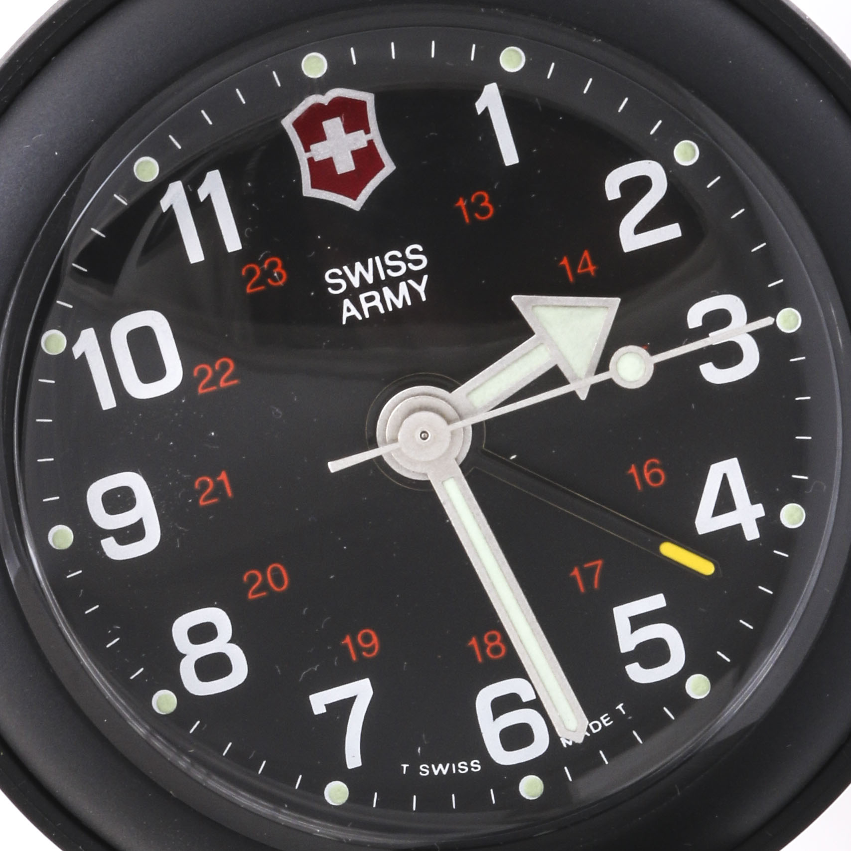 Swiss Army Travel Clock and Levenger Tri-Face Desk Top Clock