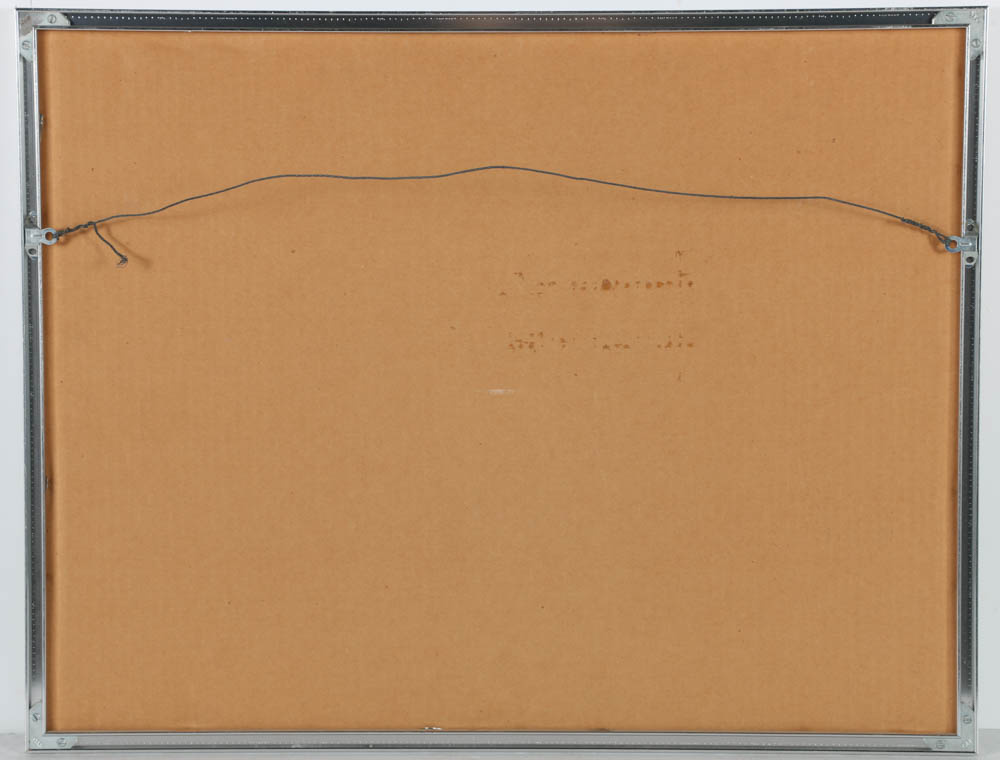 Phyllis Rutigliano Watercolor on Paper of a White House