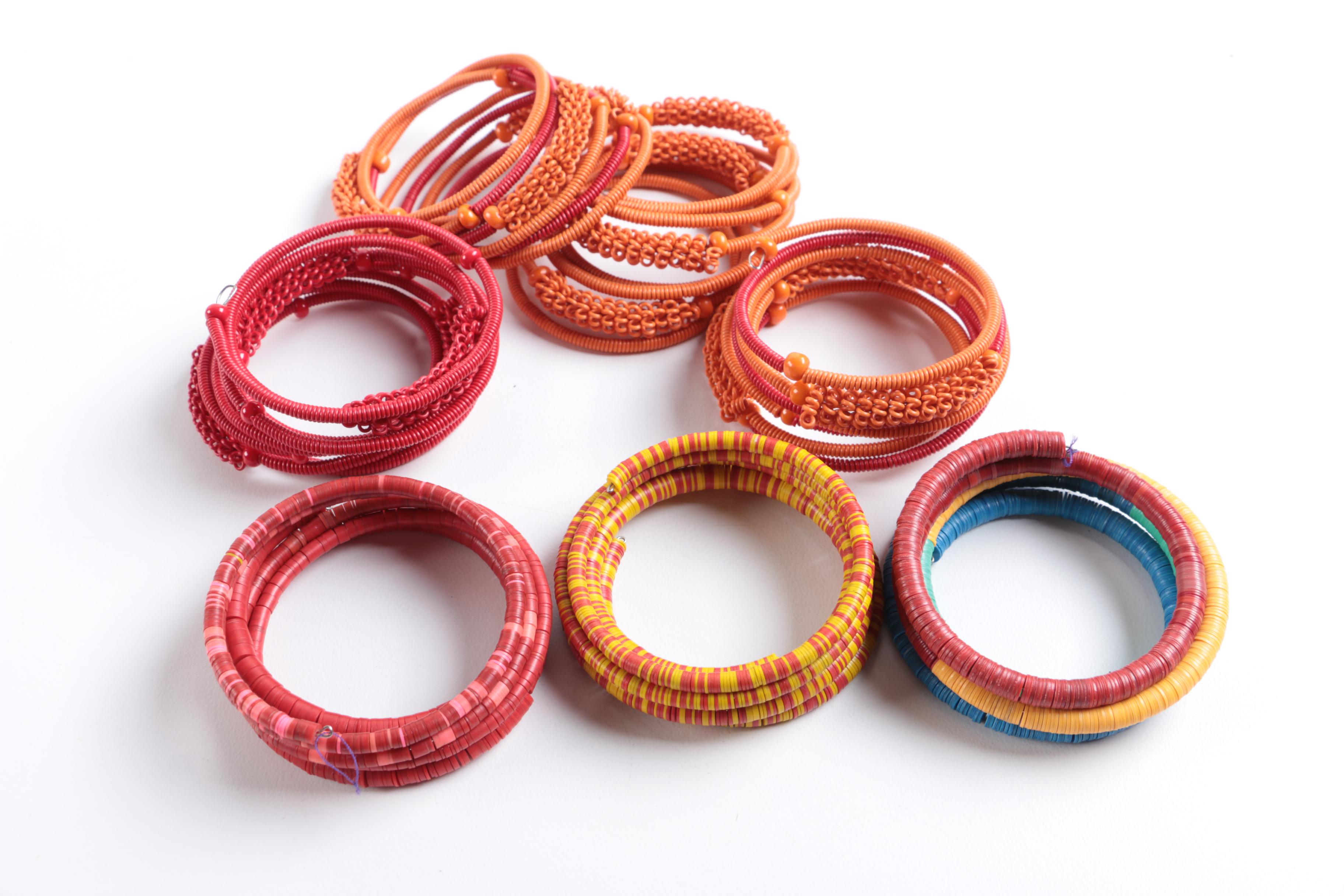 Assortment of Jewelry Featuring African Made Pieces