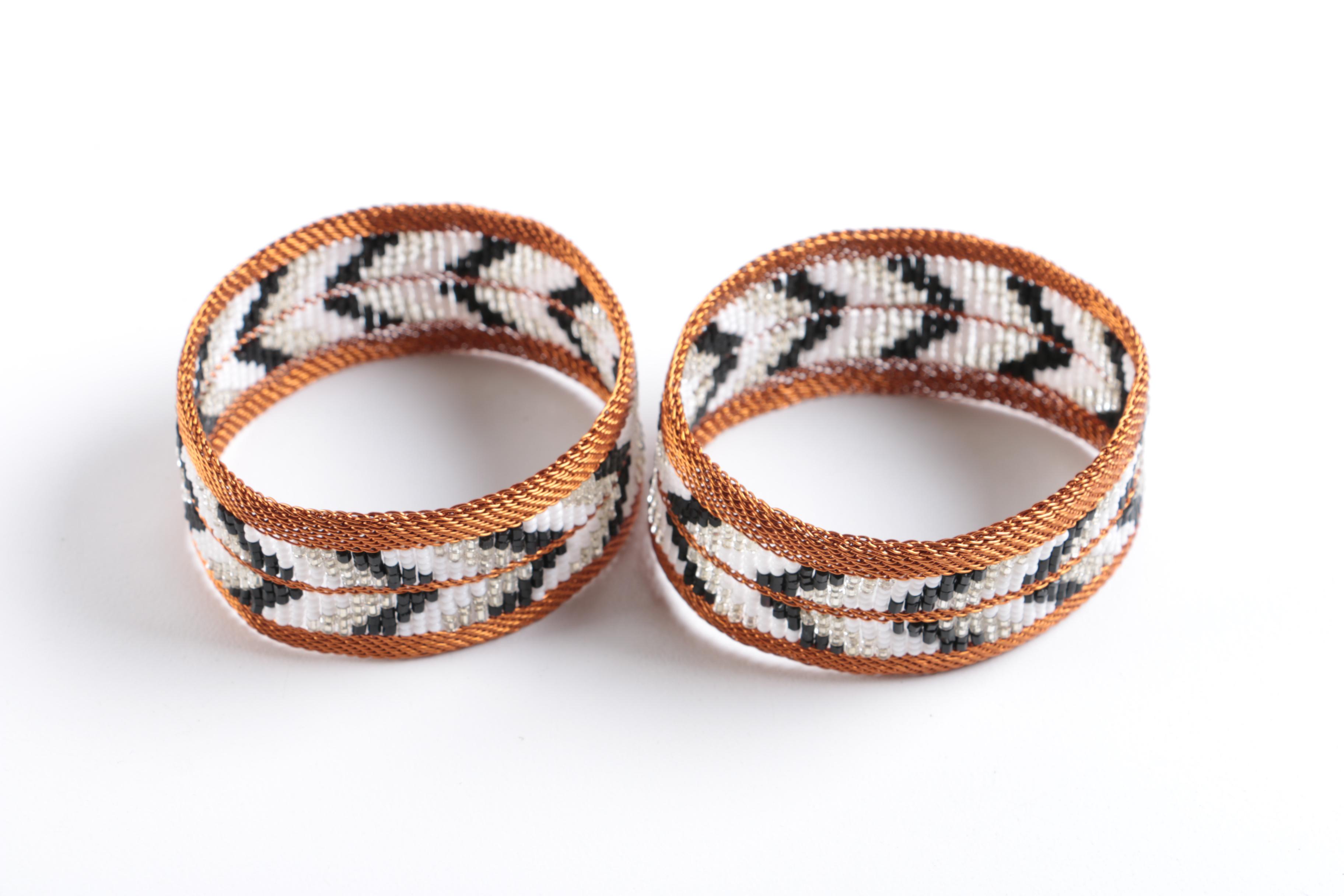 Assortment of Jewelry Featuring African Made Pieces