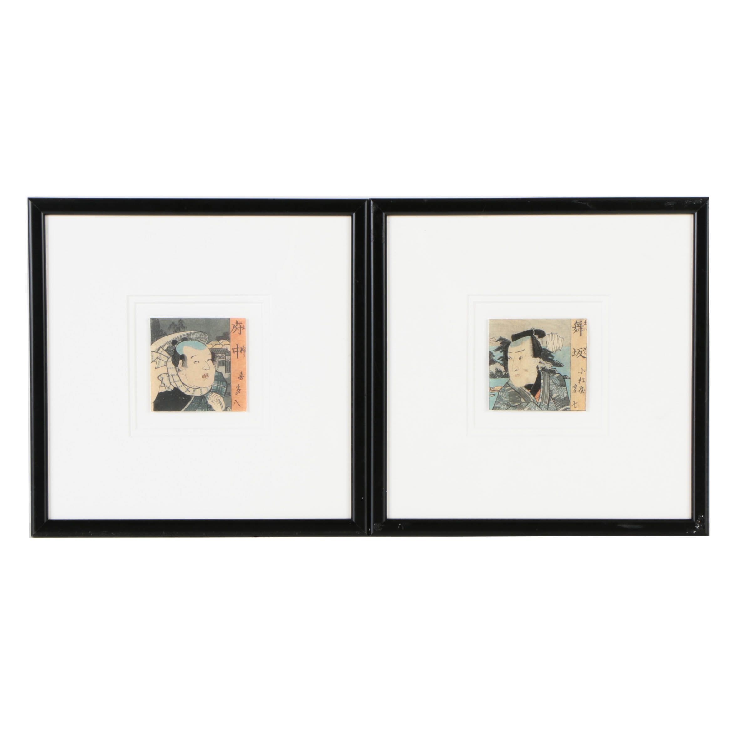 Utagawa Toyokuni III Ukiyo-e Woodblock Portraits