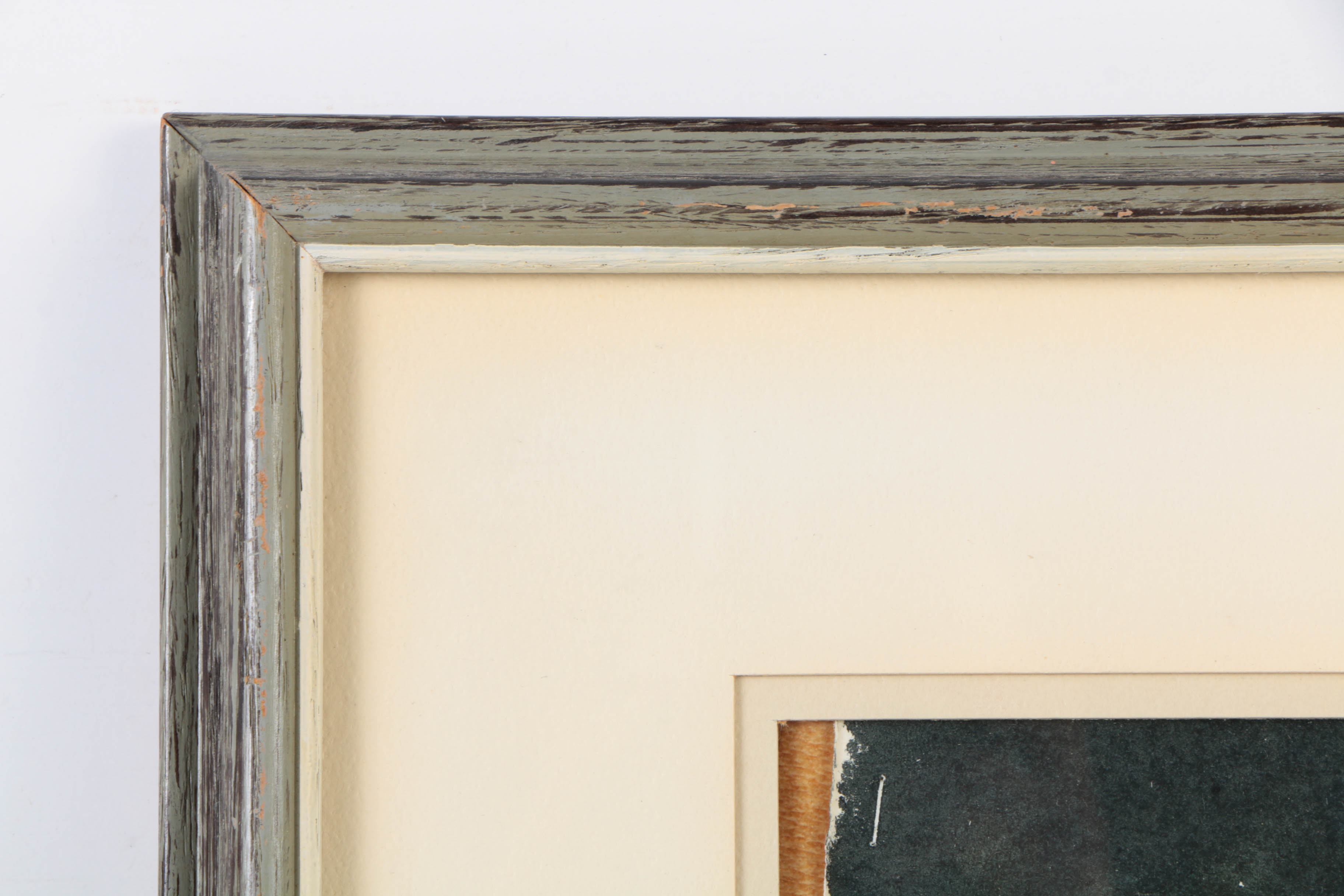 Paul Koenen Watercolor of a Snowy Landscape