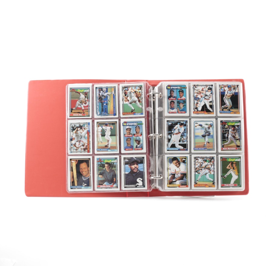 Binder of 1990's Baseball Cards