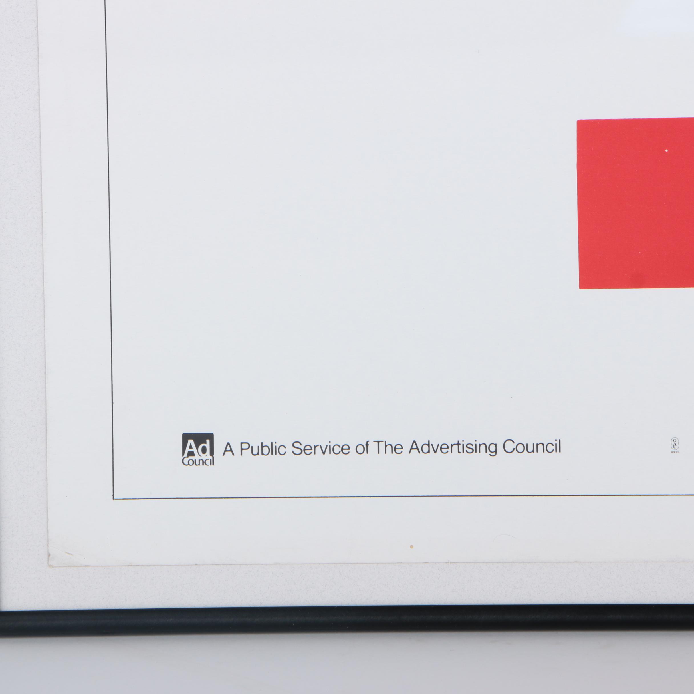 Poster Advertisement for American Red Cross