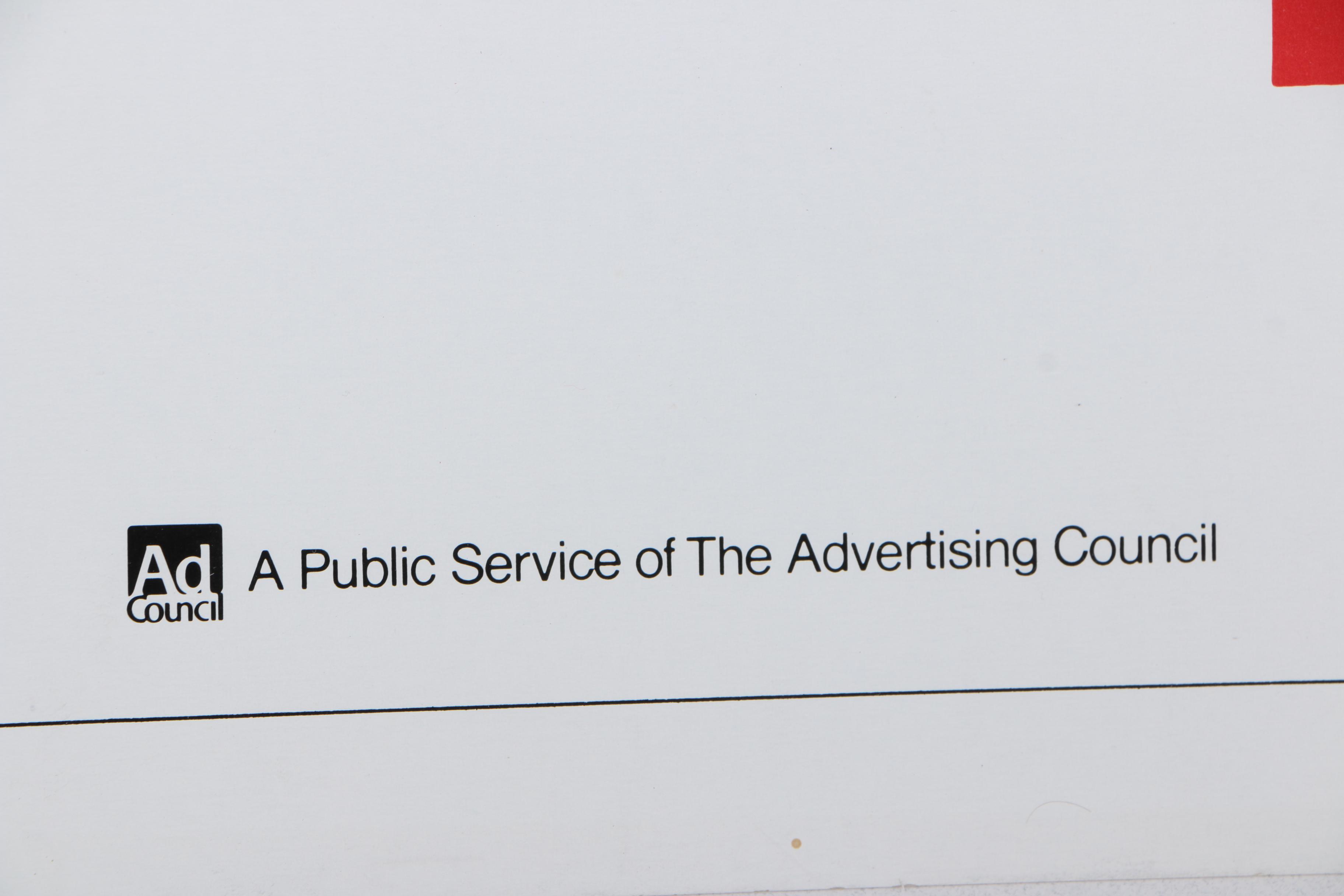 Poster Advertisement for American Red Cross