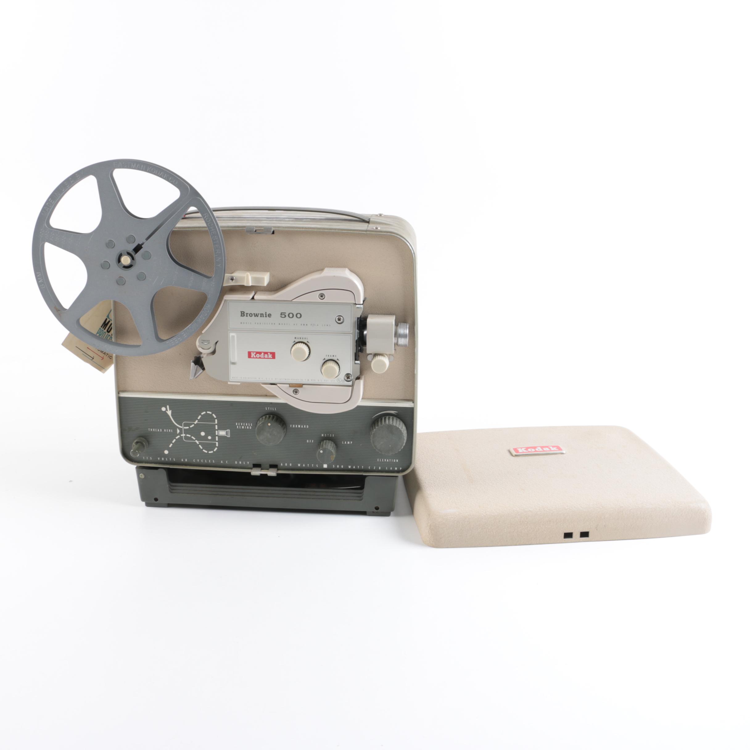 1960s Brownie 500 8mm Movie Projector Model A-5