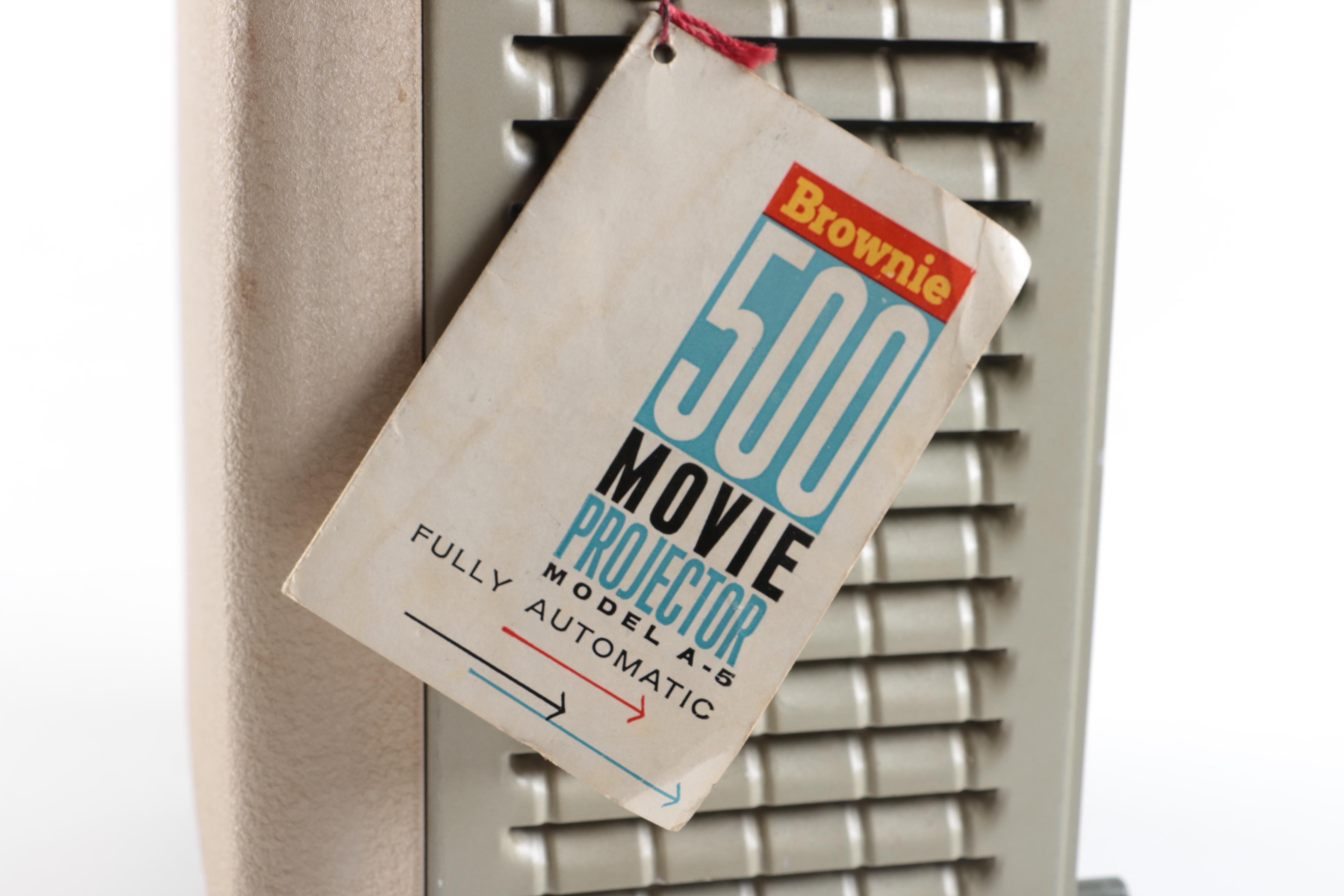 1960s Brownie 500 8mm Movie Projector Model A-5