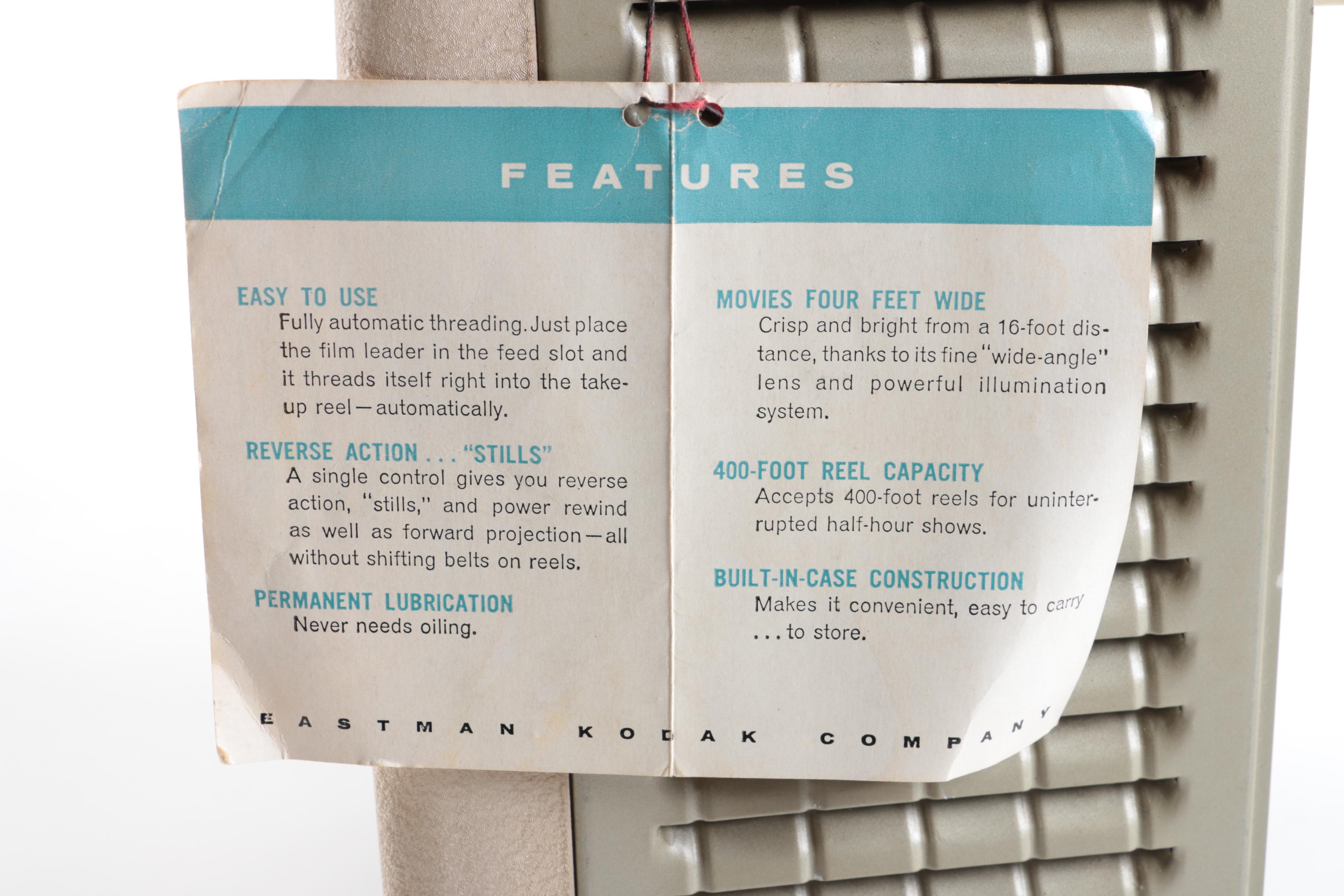 1960s Brownie 500 8mm Movie Projector Model A-5