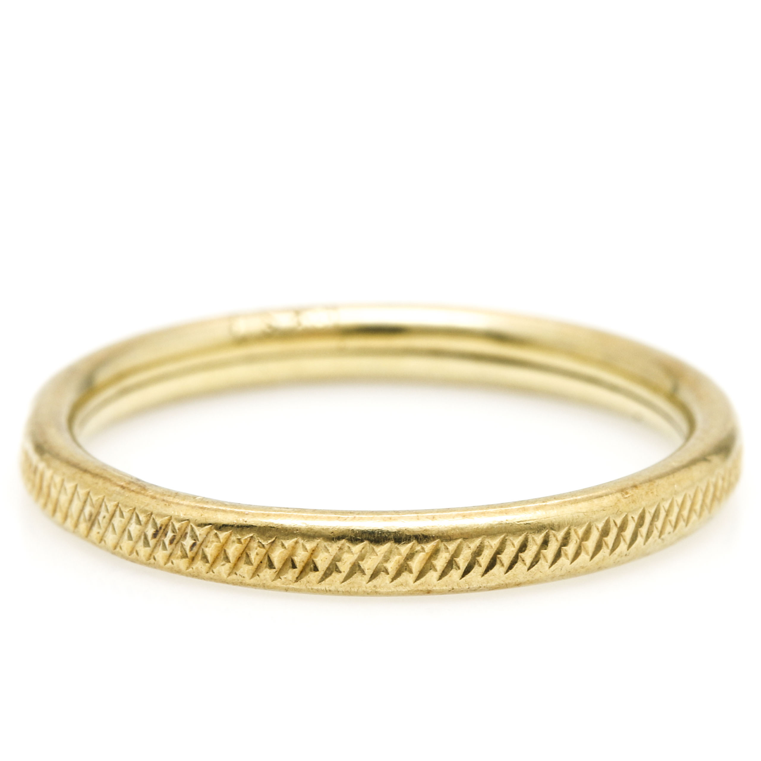 18K Yellow Gold Ring