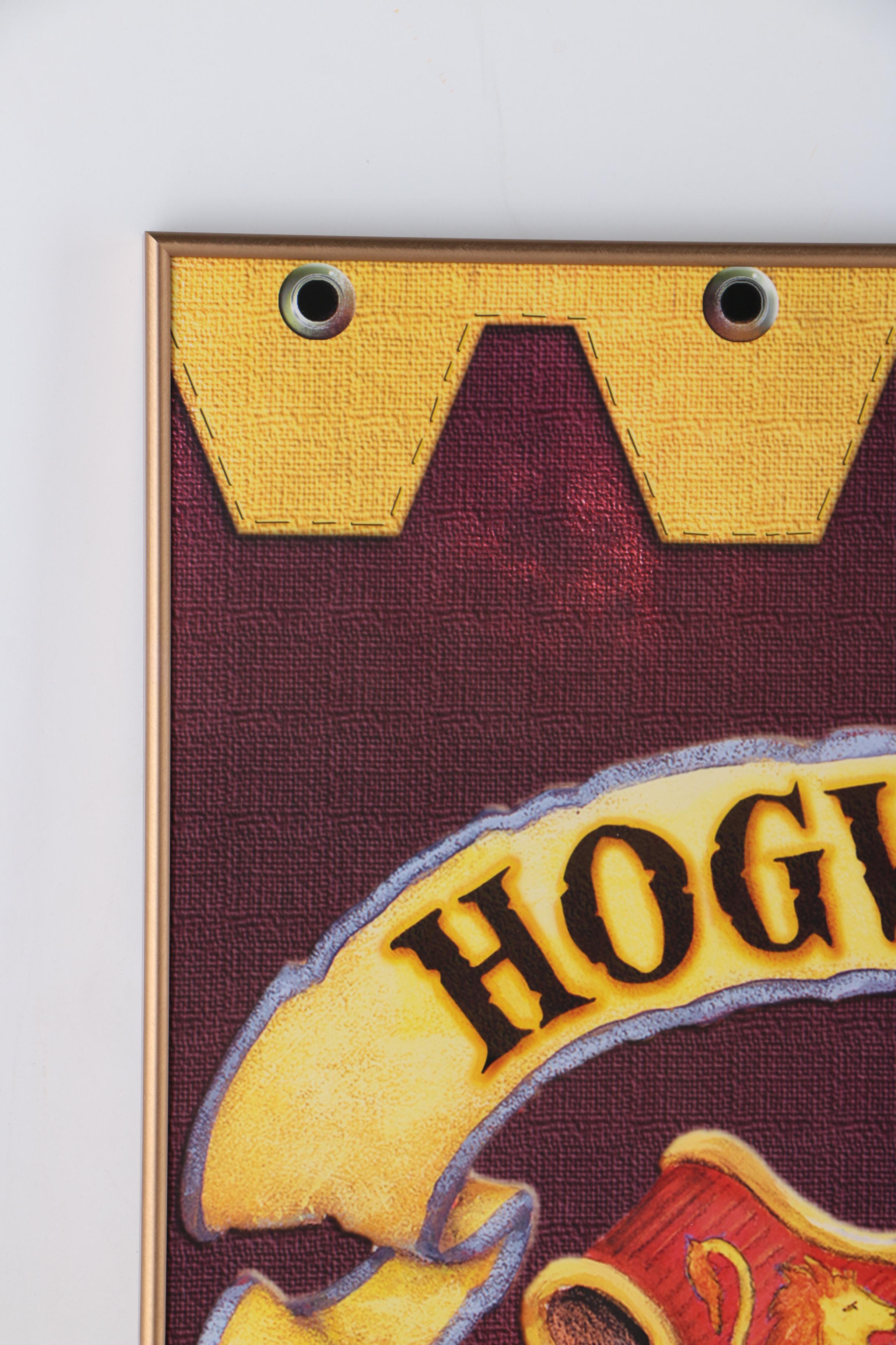 Framed Offset Lithograph of Hogwarts School Crest