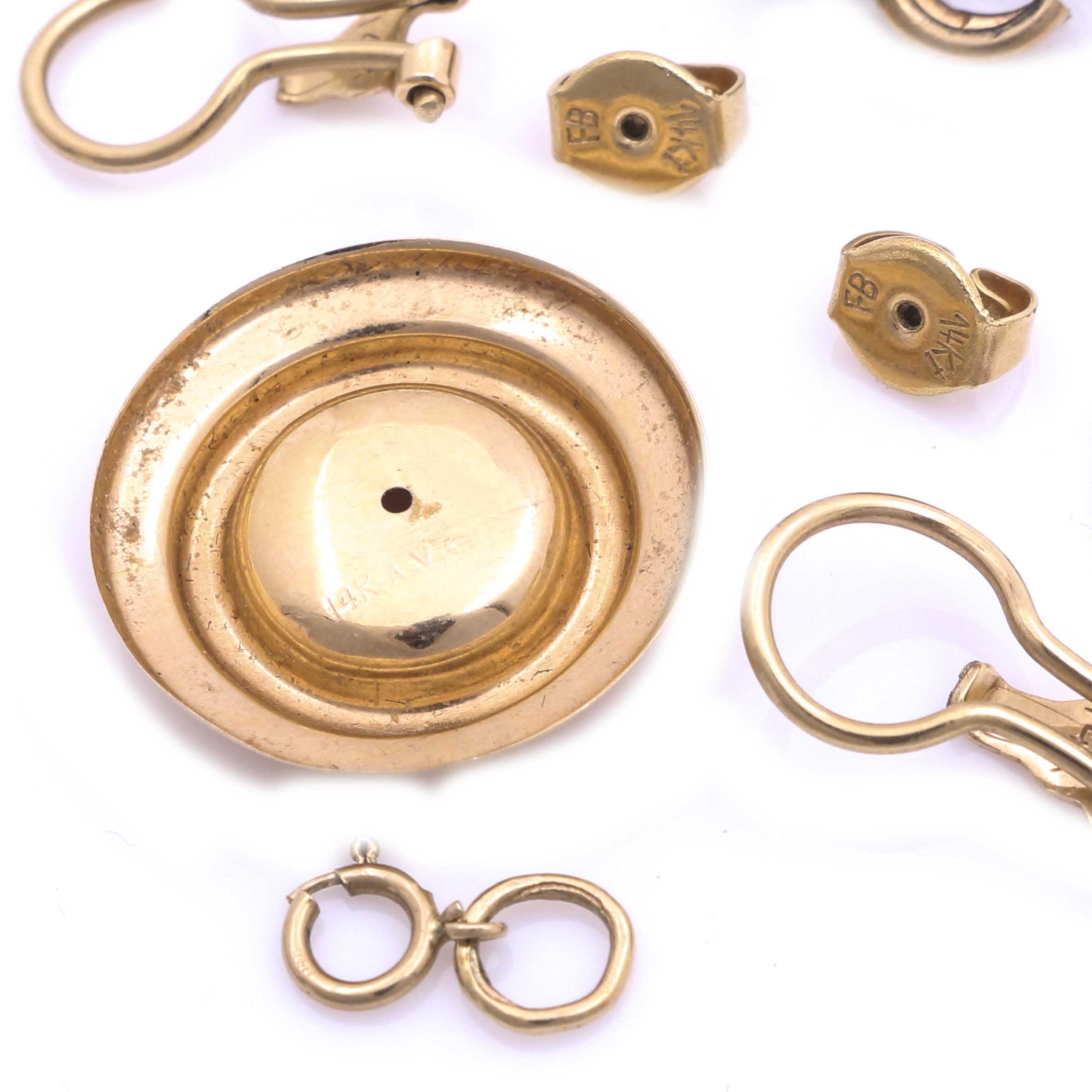 14K Yellow Gold Scrap