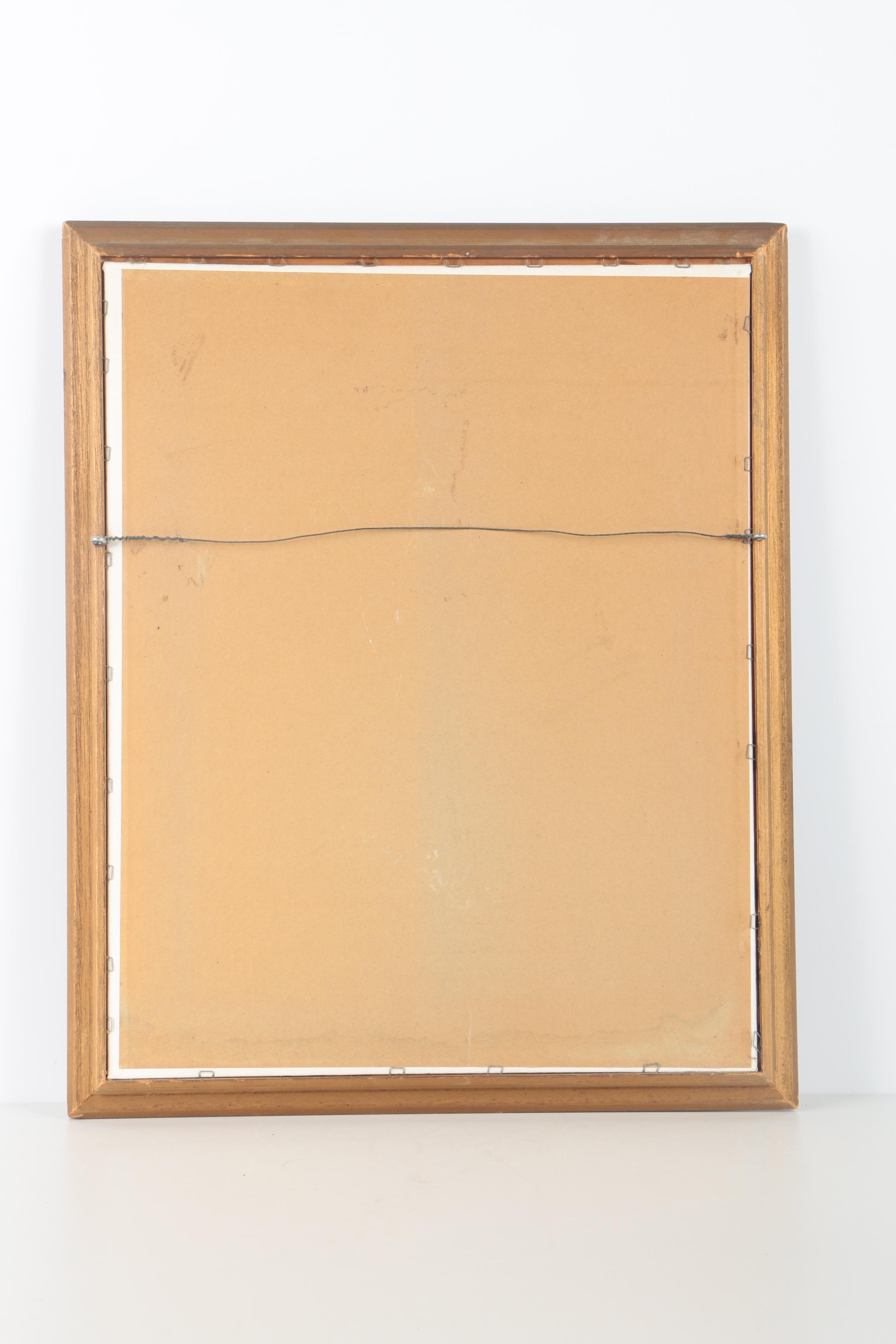 Jane S. Blair Oil Painting on Board of a Tropical Landscape