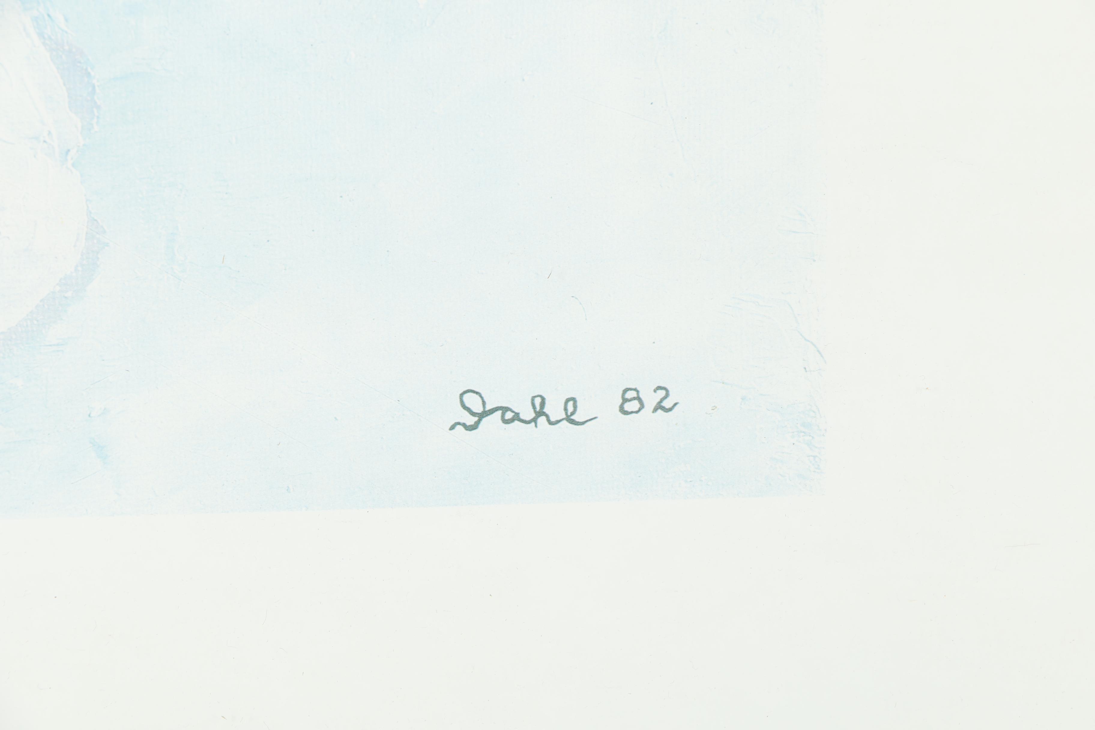 Offset Lithographs After Heide Dahl Paintings of Flowers