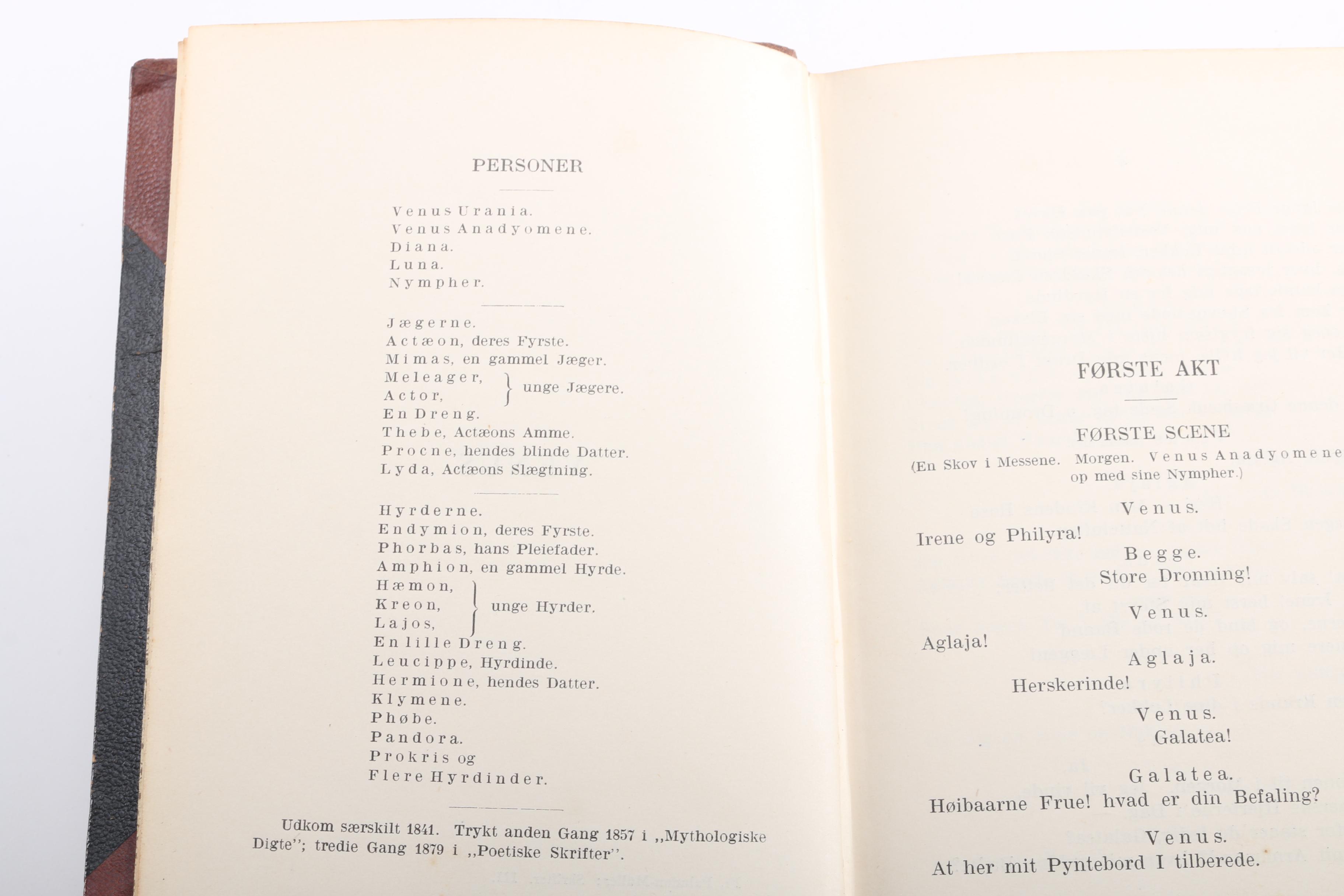 Antique and 20th Century Danish Texts