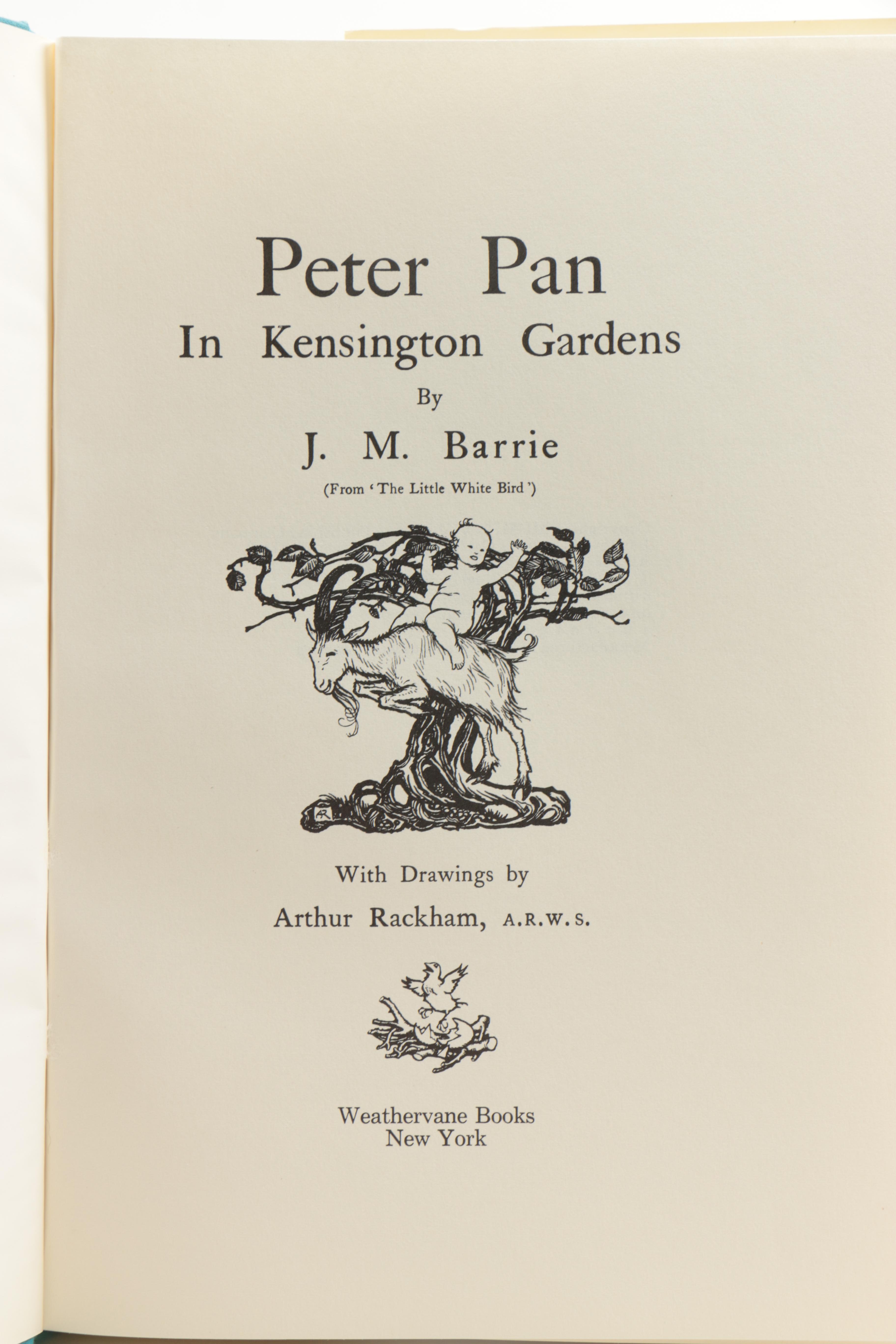 Selection of Books Including "Peter Pan in Kensington Garden"