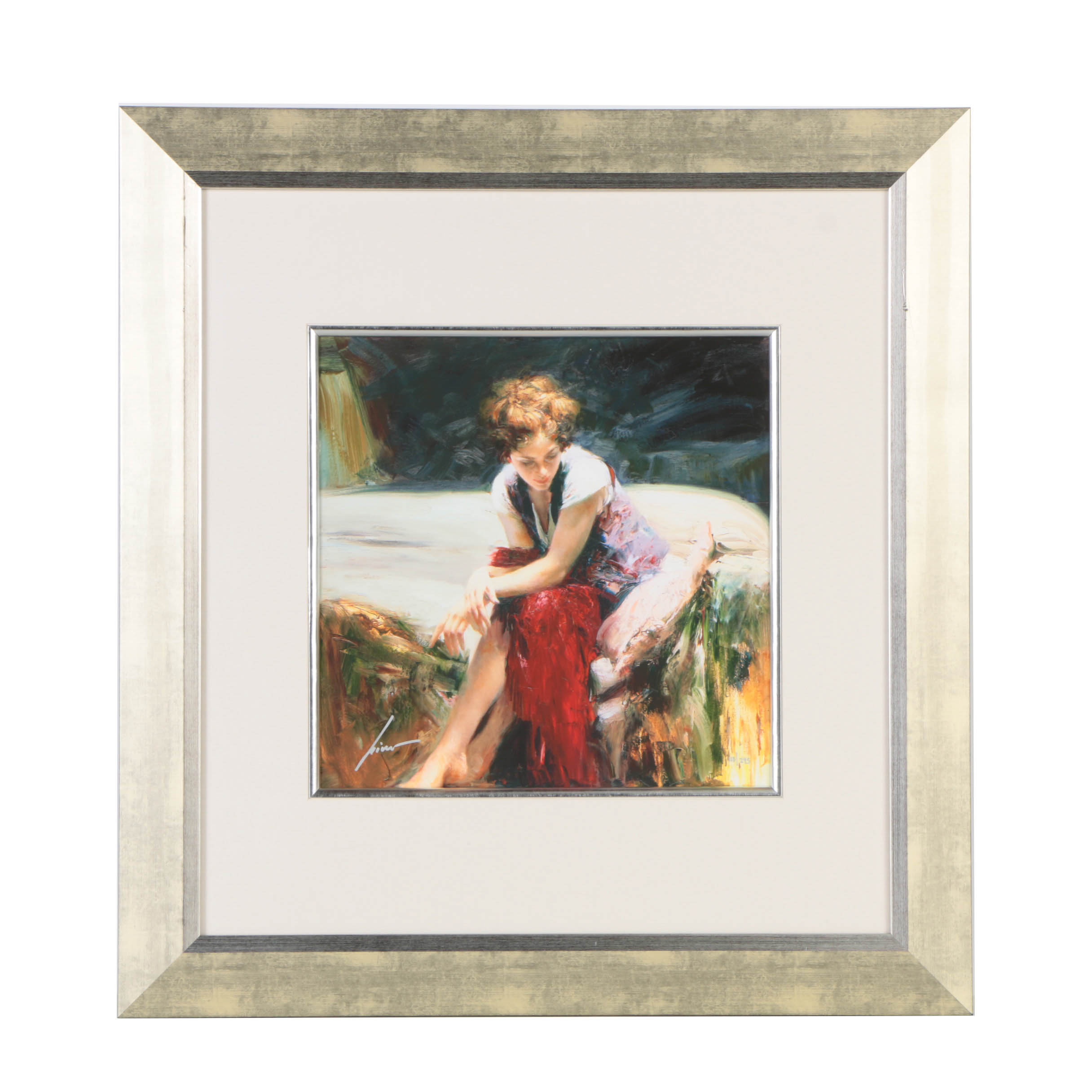 Giuseppe Pino Limited Edition Giclee on Paper "Whispering Heart"