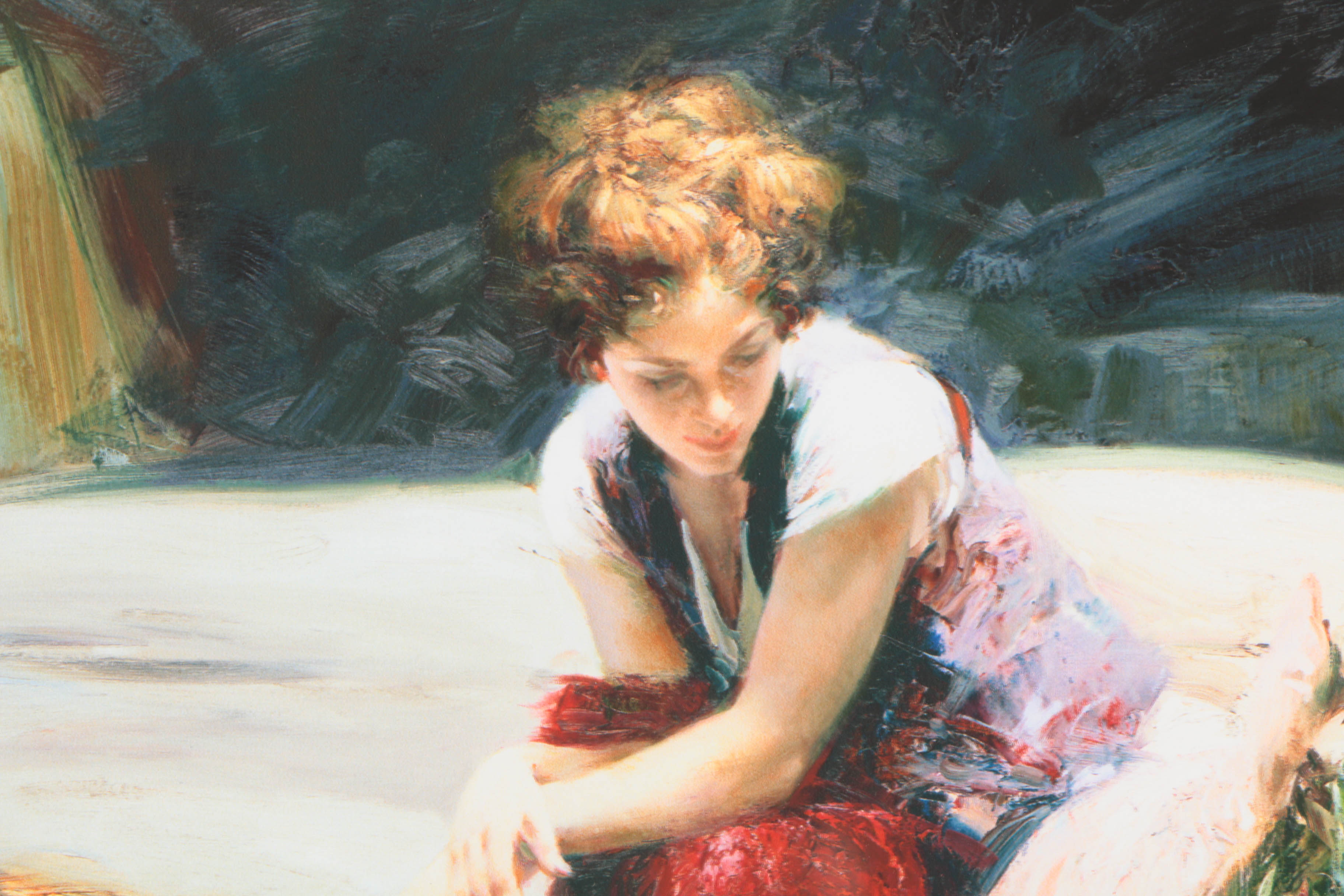 Giuseppe Pino Limited Edition Giclee on Paper "Whispering Heart"