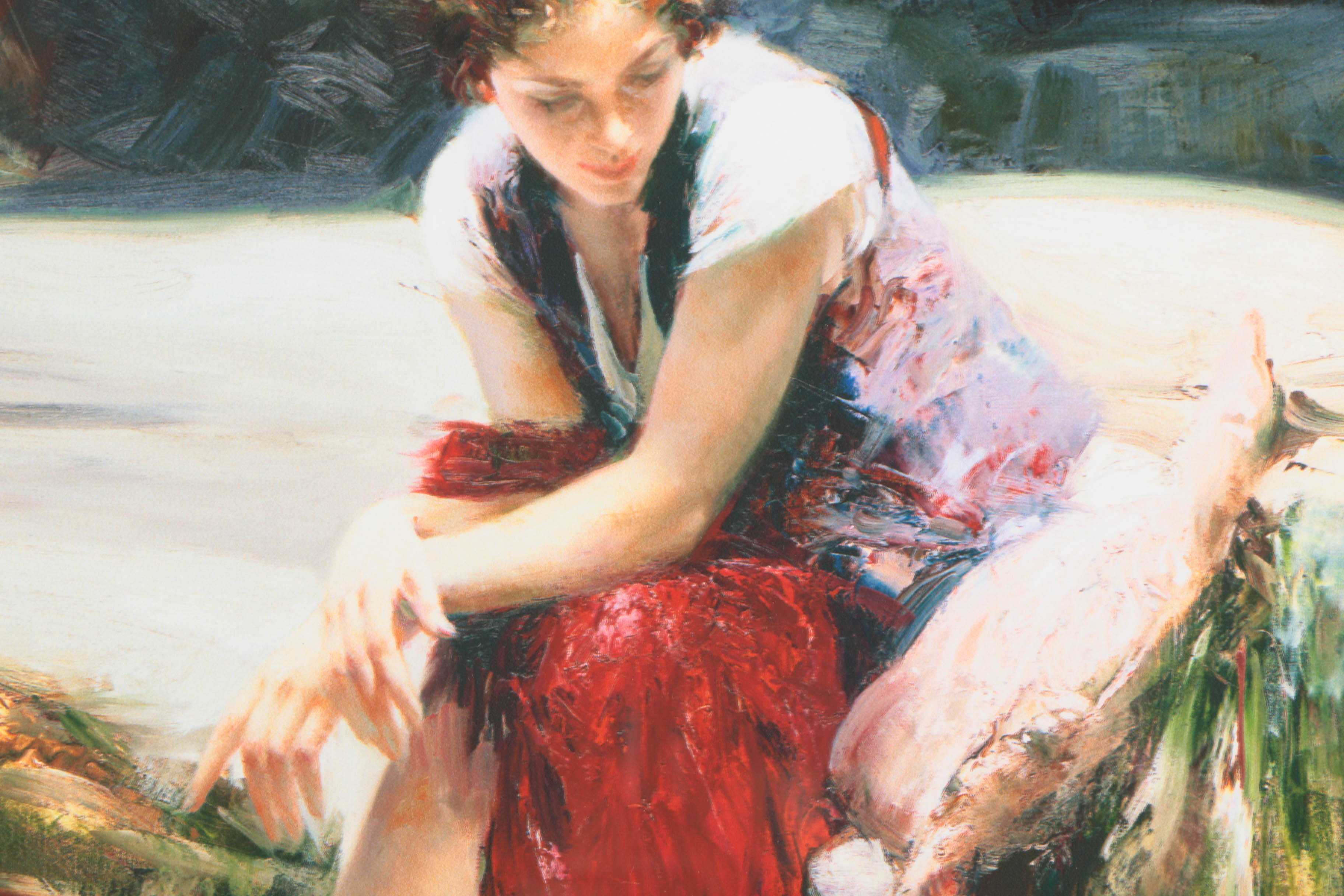 Giuseppe Pino Limited Edition Giclee on Paper "Whispering Heart"