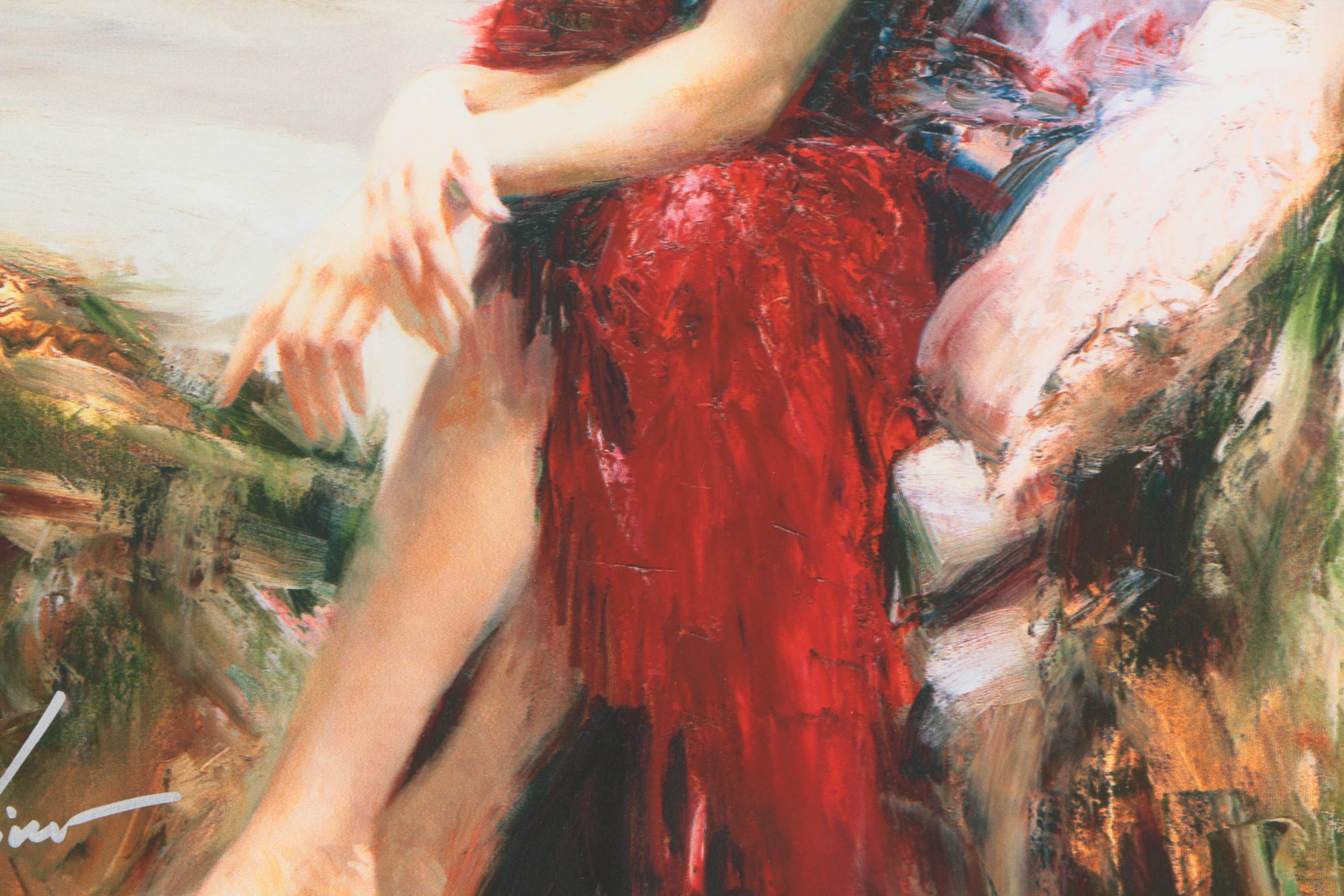 Giuseppe Pino Limited Edition Giclee on Paper "Whispering Heart"