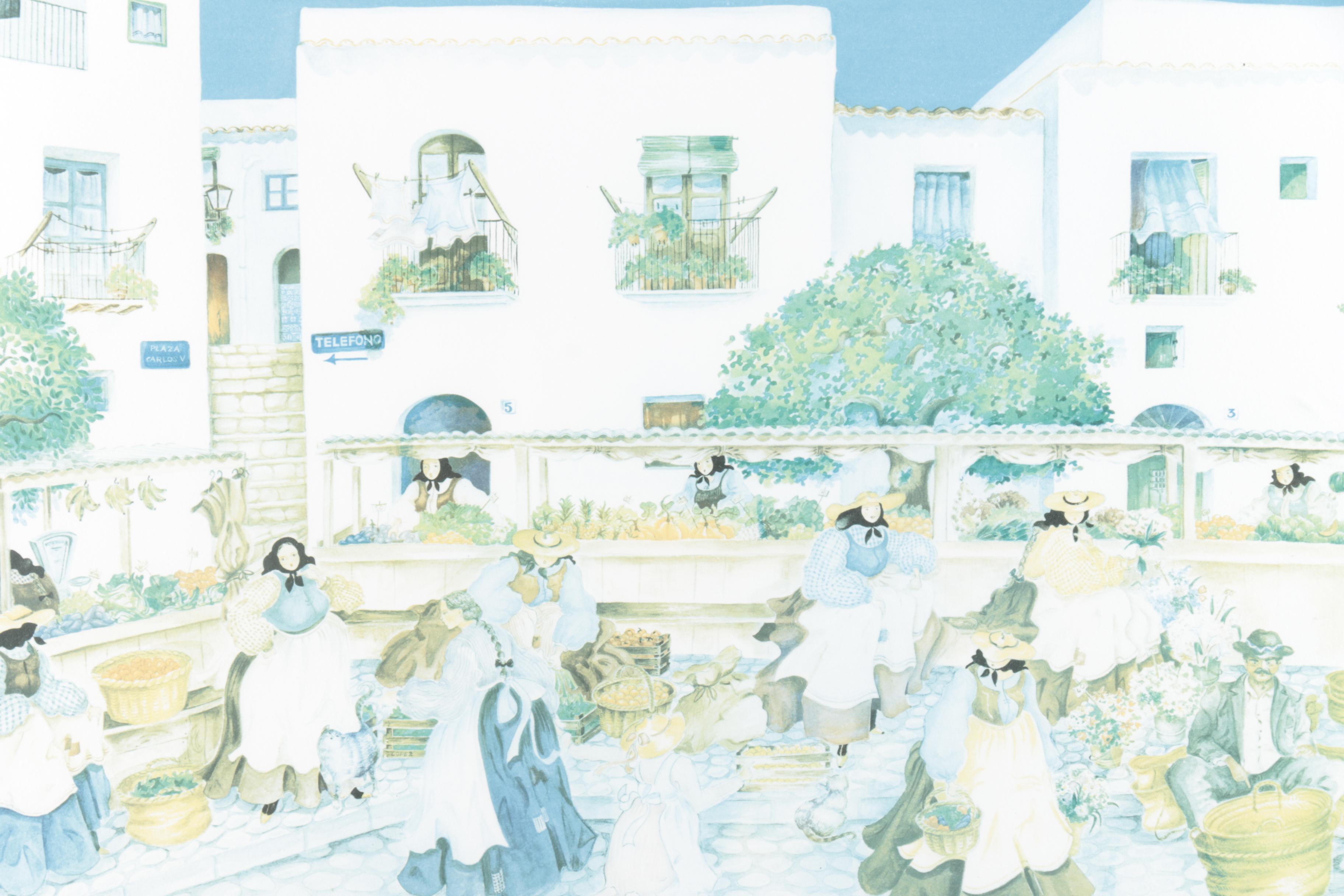 1980 Offset Lithograph on Paper "Ibiza"