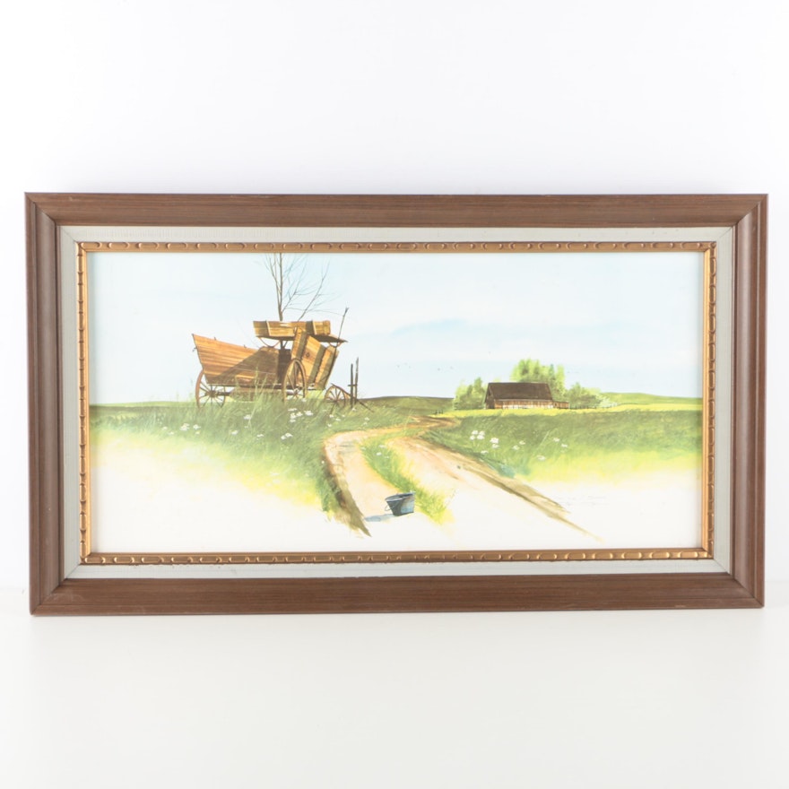 Offset Lithograph After Steven Stallings "First Day of Summer"