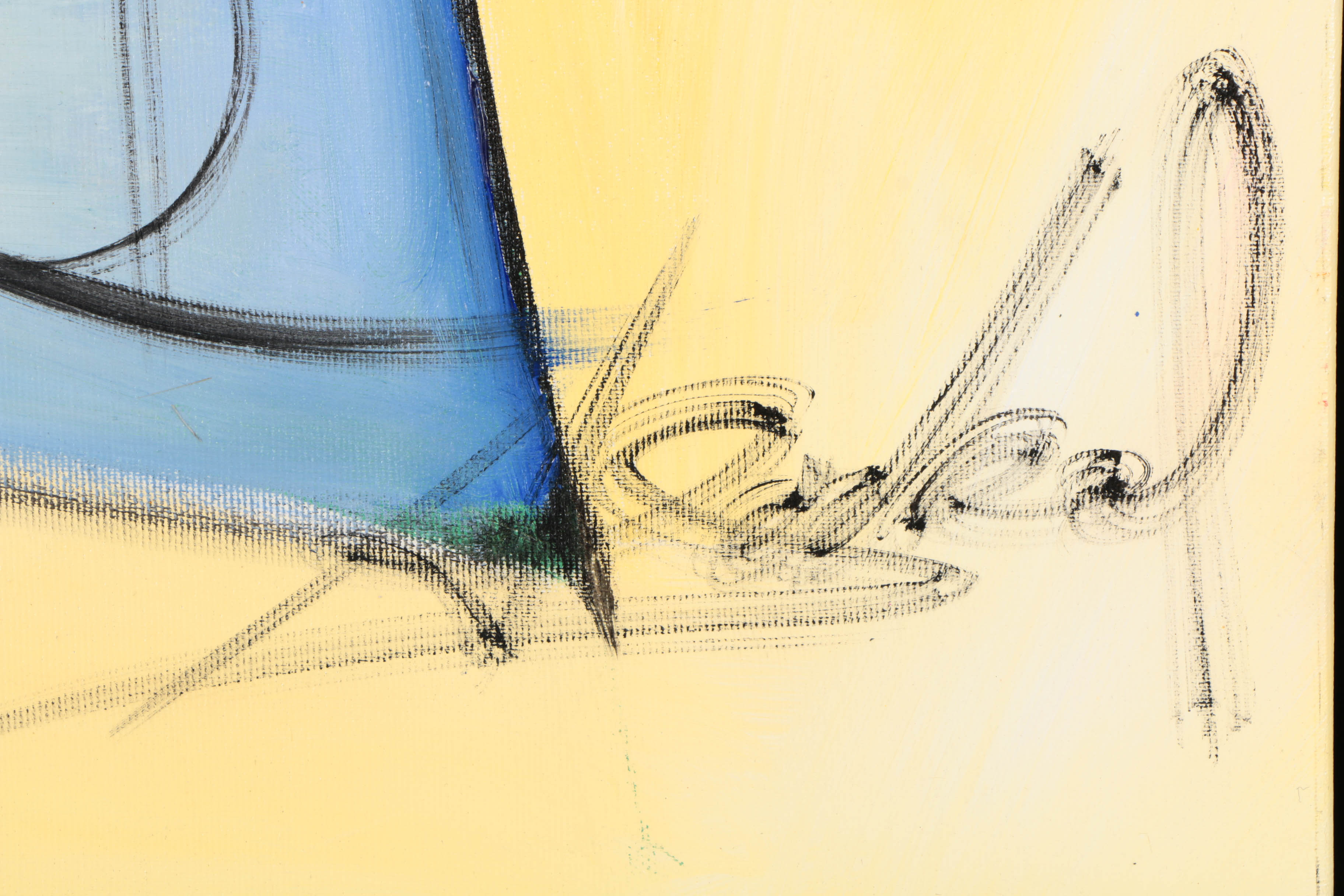 Alfred Gockel Acrylic Painting on Canvas "Midnight Jazz"