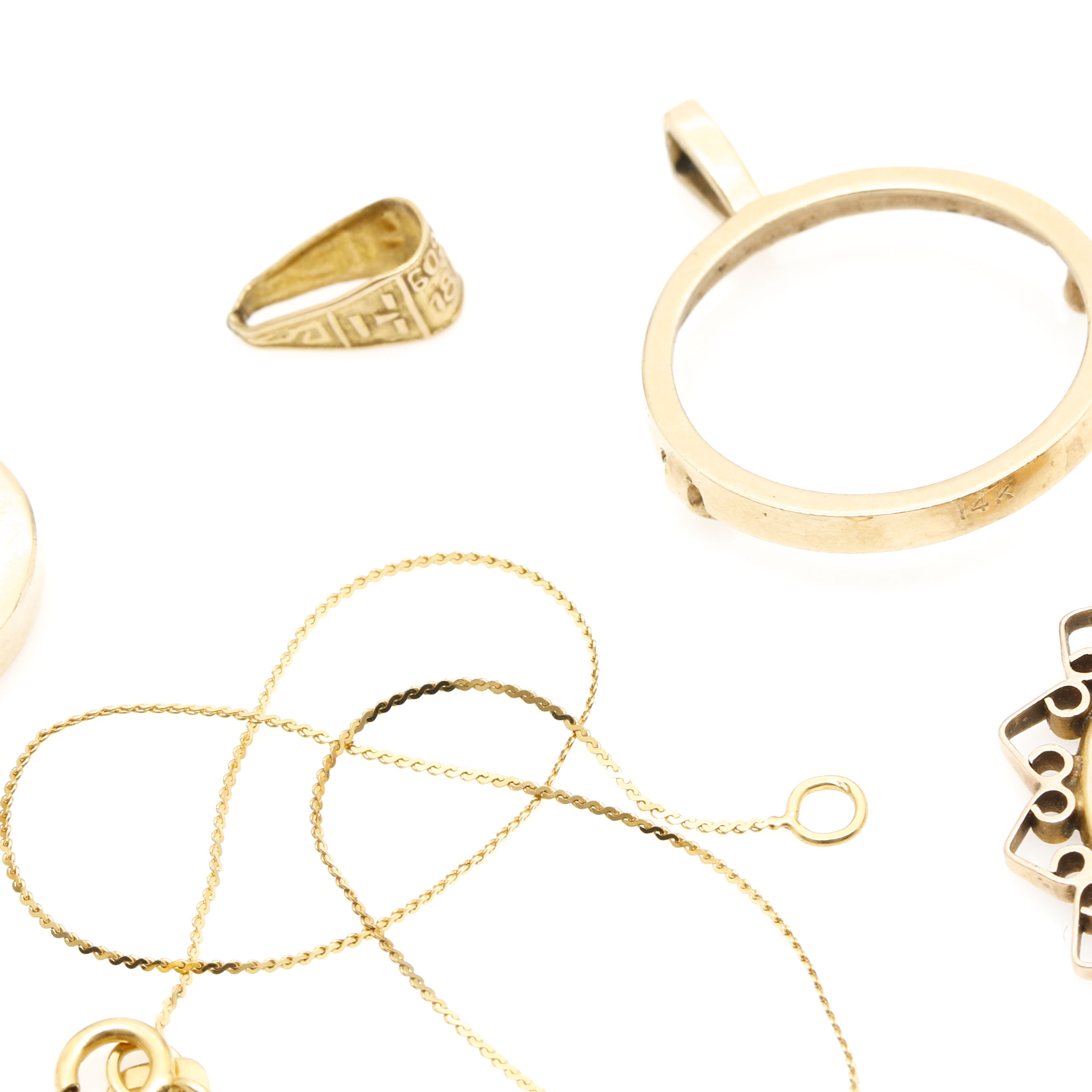 Assorted Scrap Yellow Gold Pieces