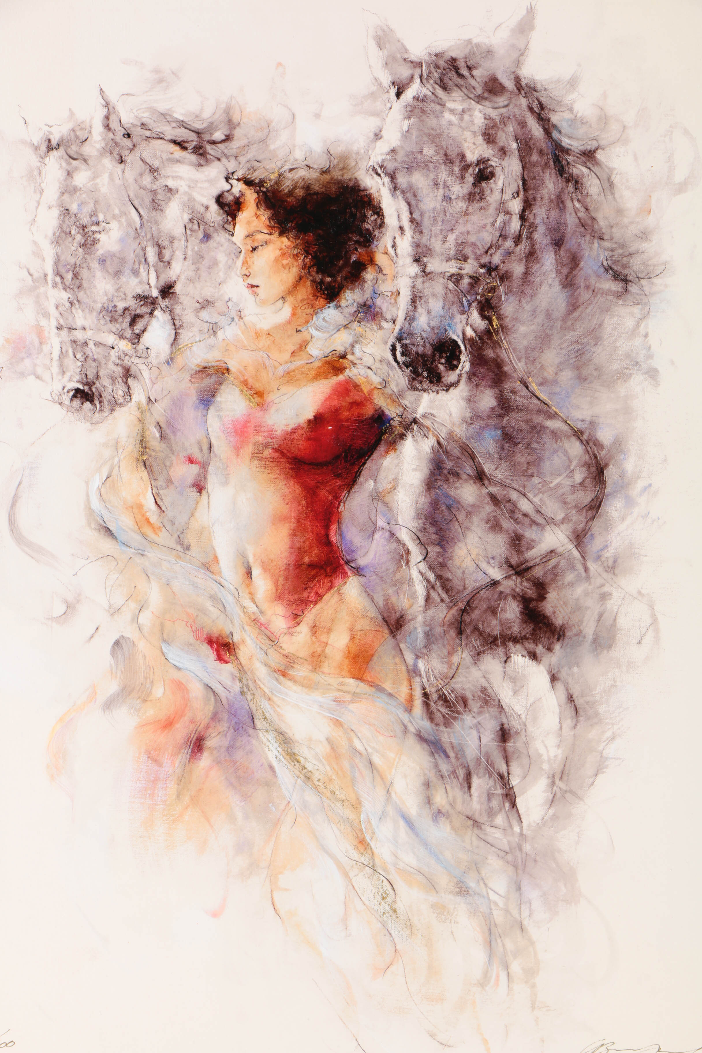 Gary Benfield Signed Limited Edition Giclée on Canvas "Greys"