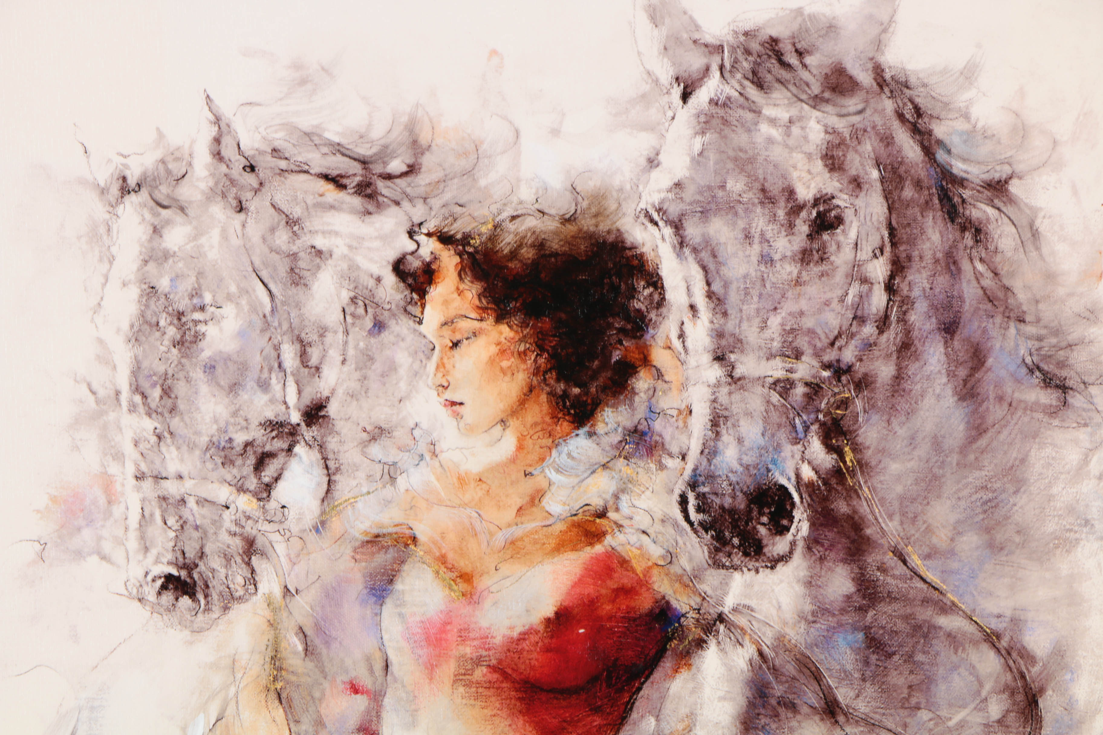 Gary Benfield Signed Limited Edition Giclée on Canvas "Greys"