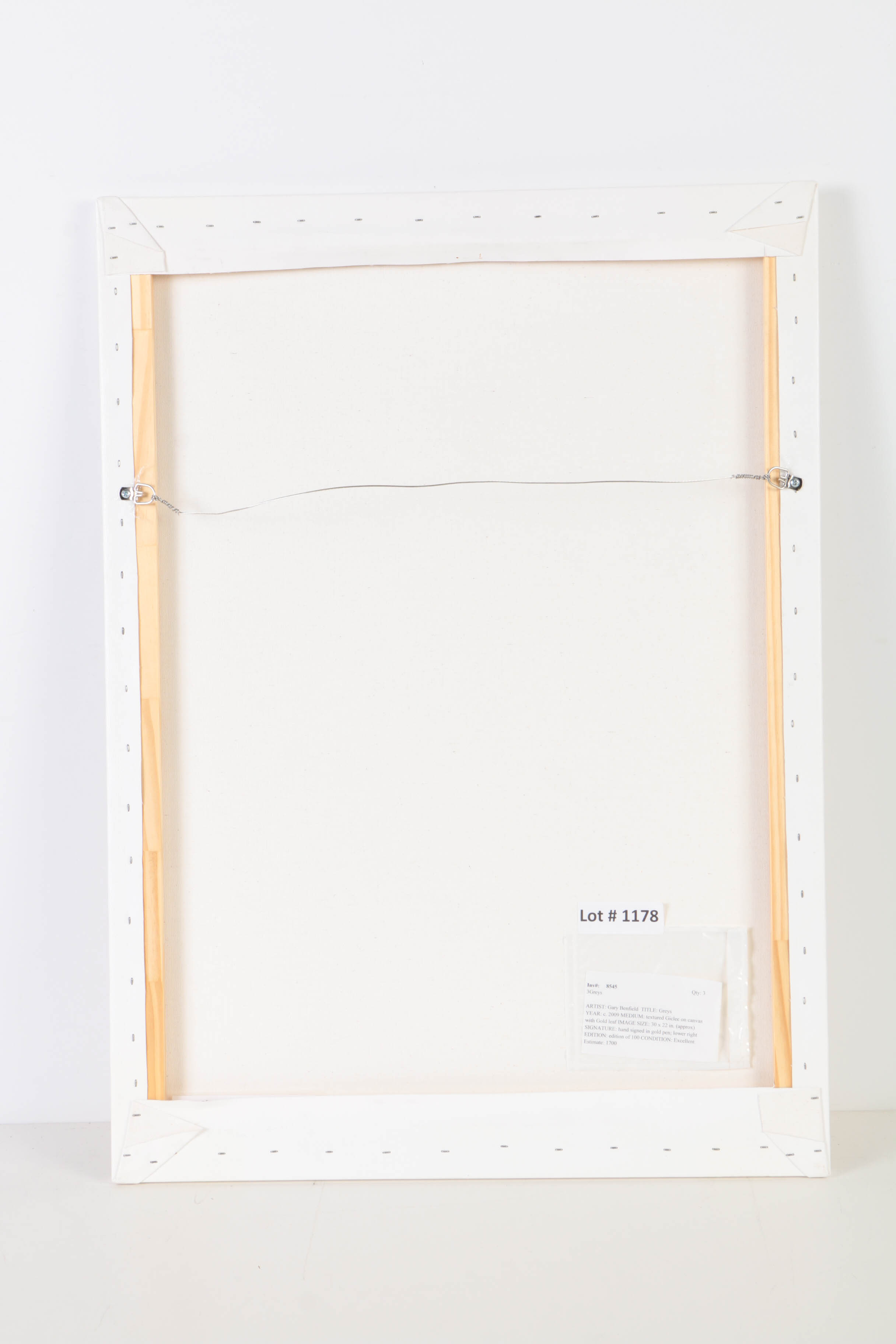 Gary Benfield Signed Limited Edition Giclée on Canvas "Greys"