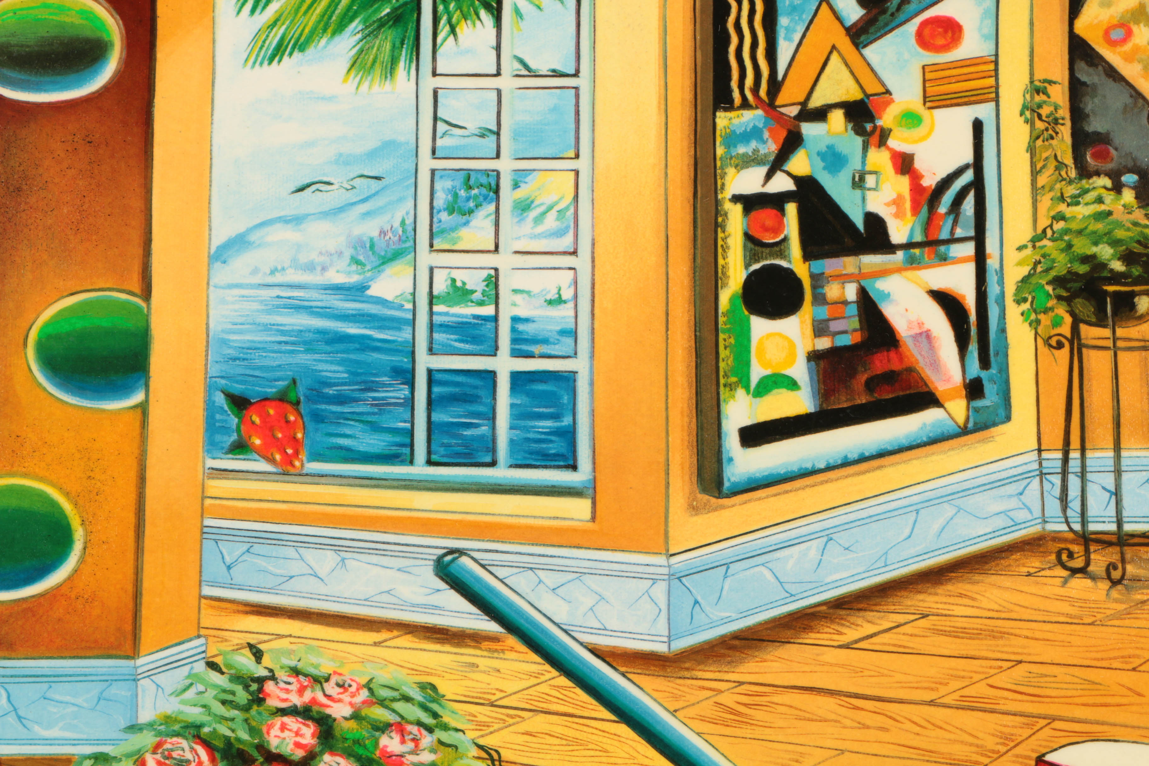 Alexander Astahov Limited Edition Giclee on Paper "Interior With View"