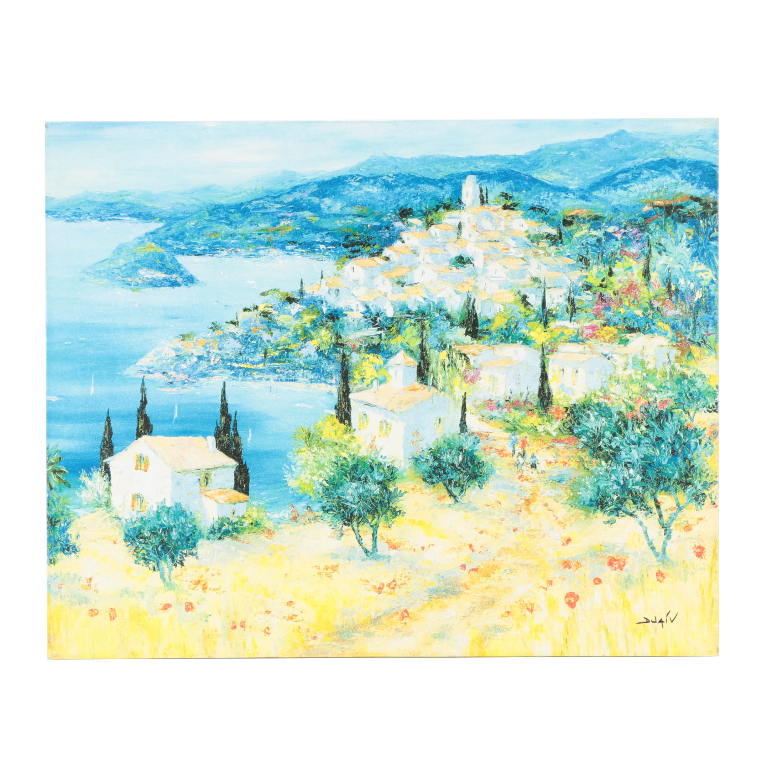 Duaiv Signed Limited Edition Giclée on Canvas "Provence"