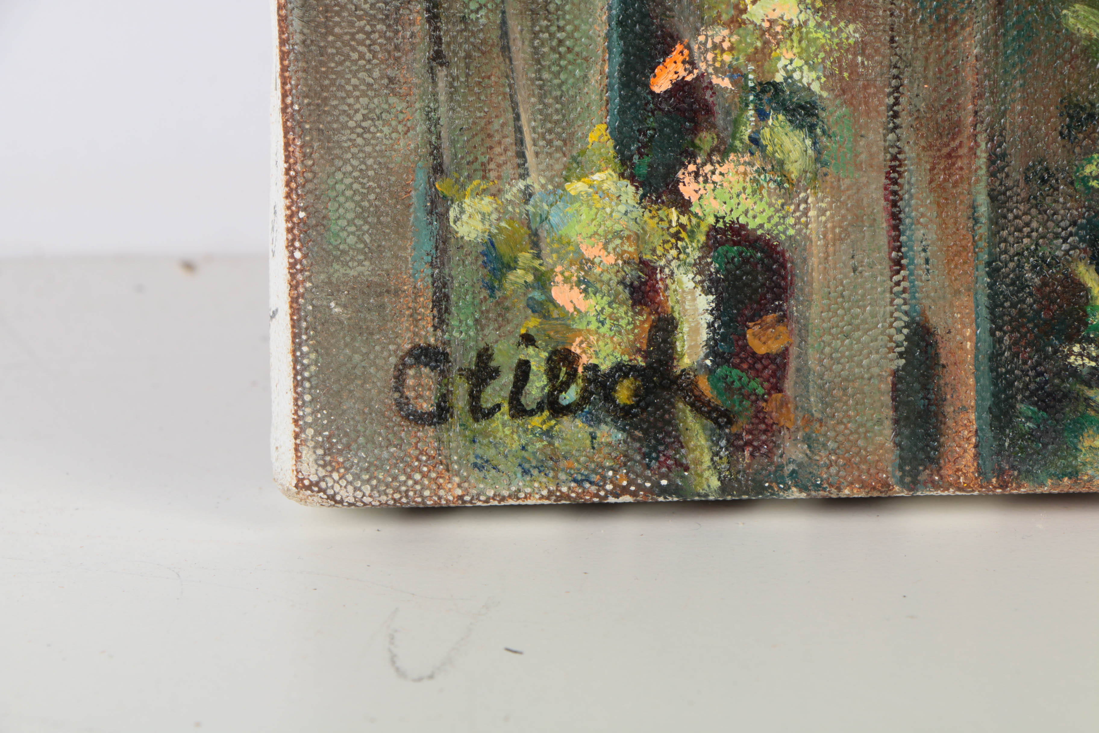 Vladmir Ctibor Oil Painting on Canvas "Ano Nuevo Barn"