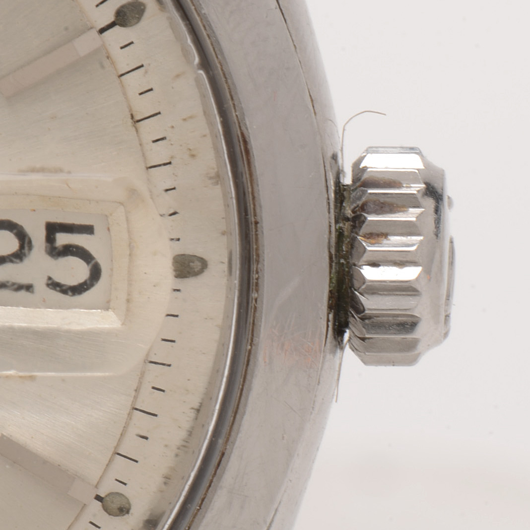 1966 Vintage Rolex Swiss Made Datejust Stainless Steel Watch