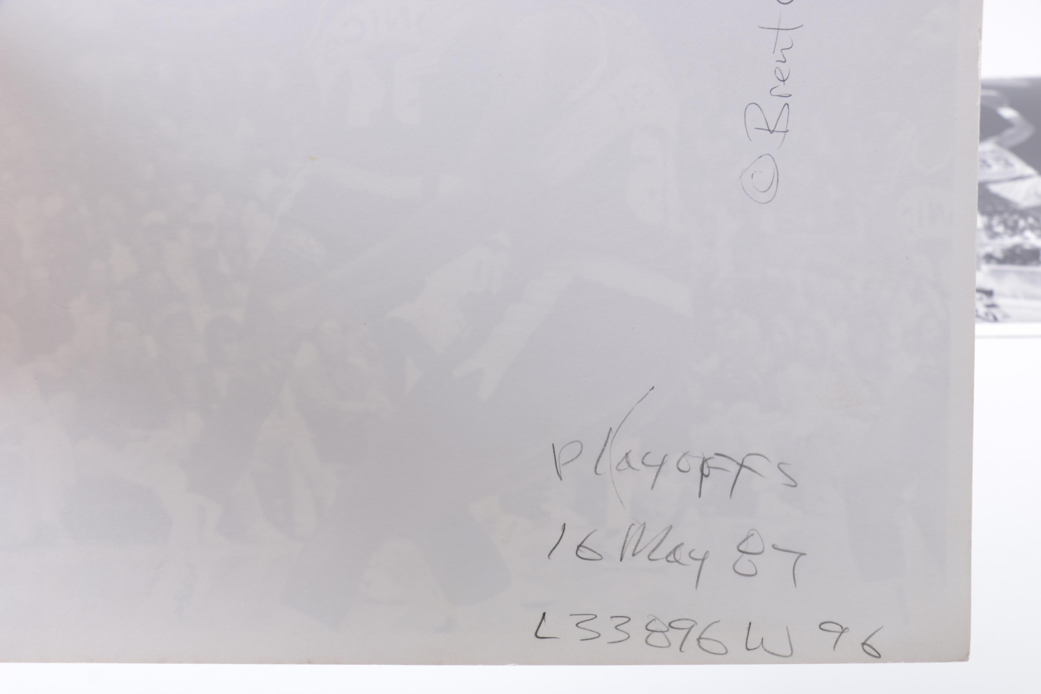 Kareem Abdul-Jabbar and Magic Johnson Los Angeles Lakers Game Photographs