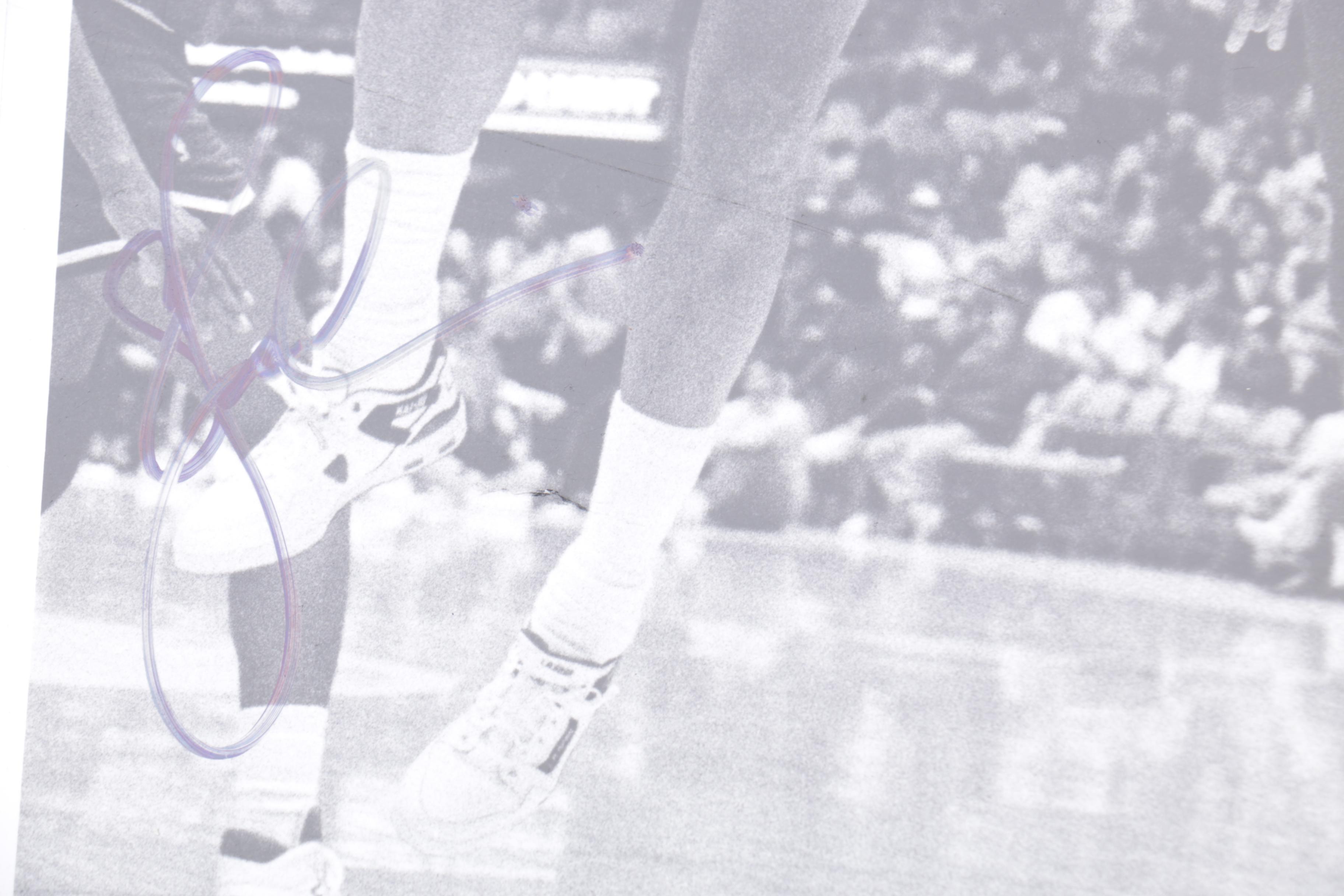 Kareem Abdul-Jabbar and Magic Johnson Los Angeles Lakers Game Photographs