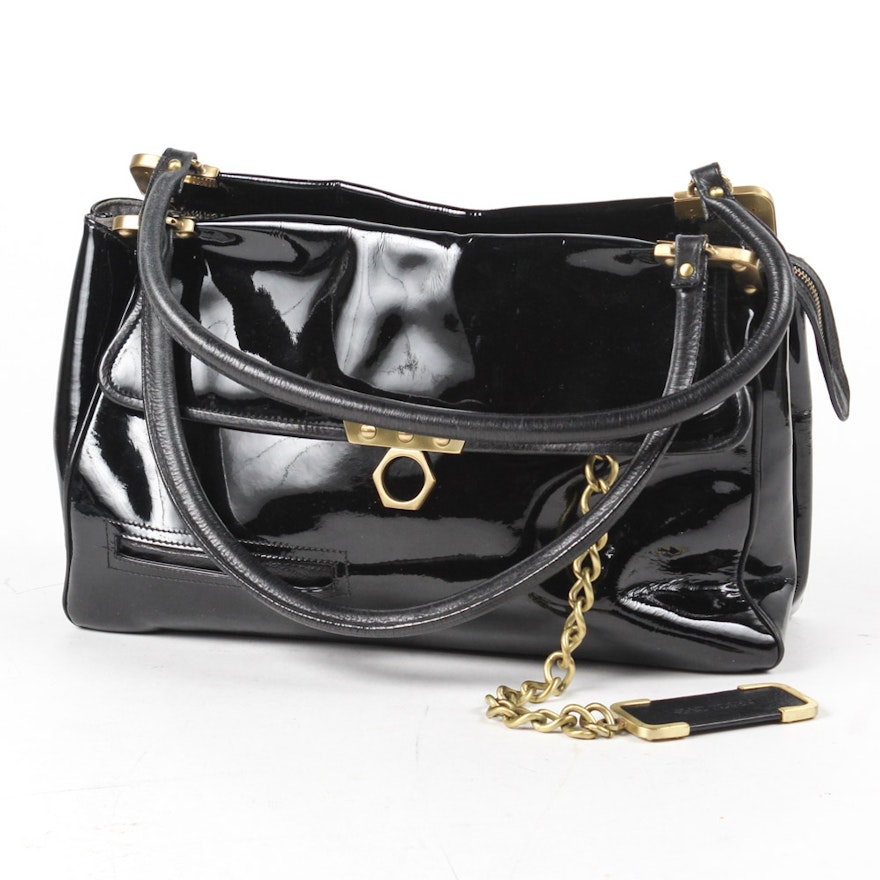 Zac Posen Antonia Patent Leather Tote