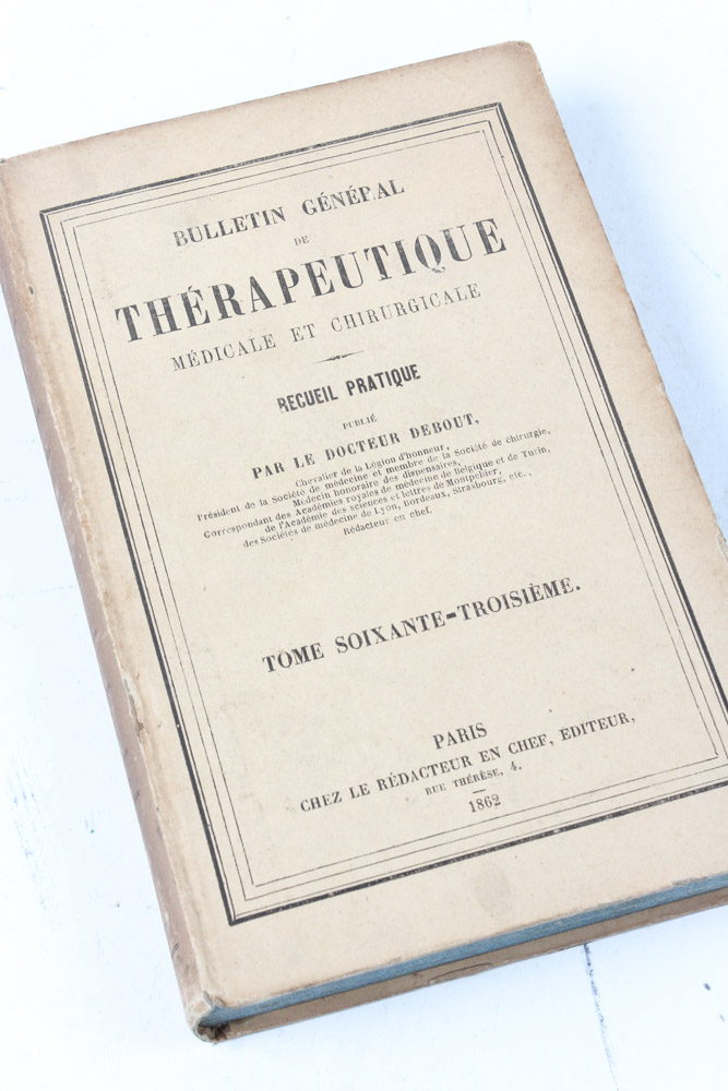 Antique French Illustrated Medical Texts