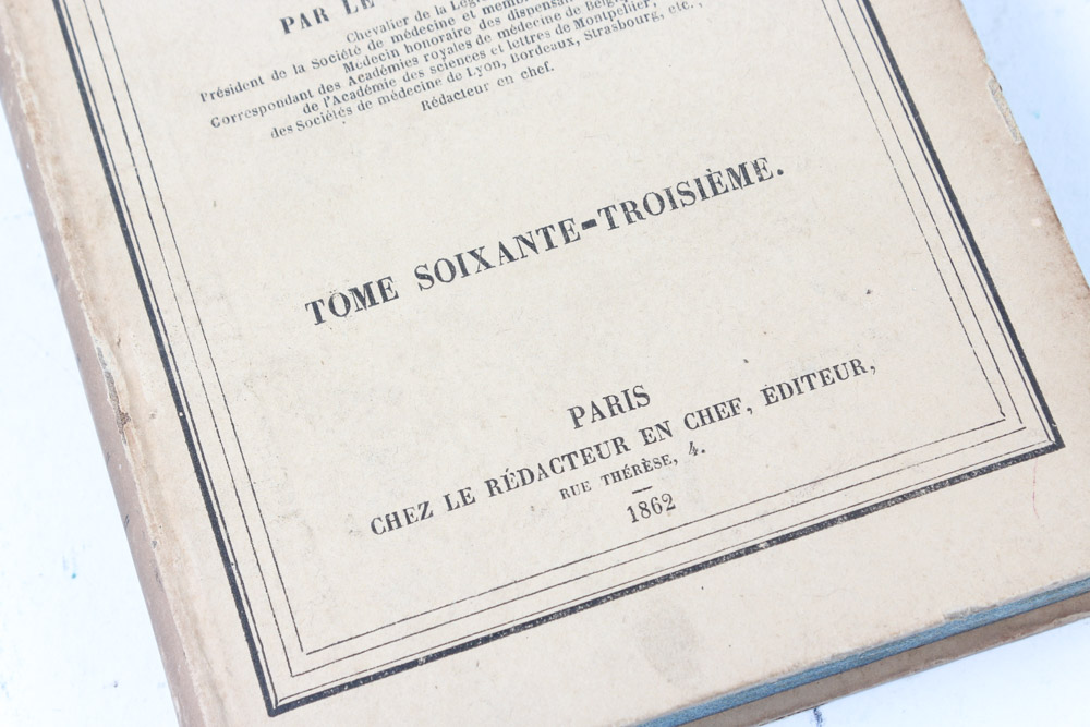 Antique French Illustrated Medical Texts