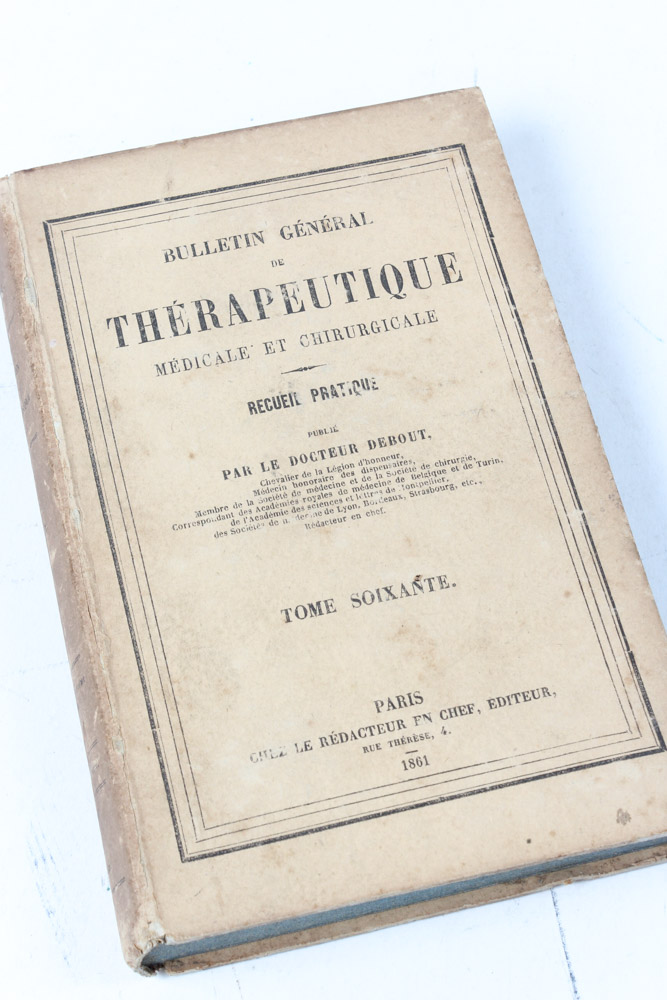 Antique French Illustrated Medical Texts