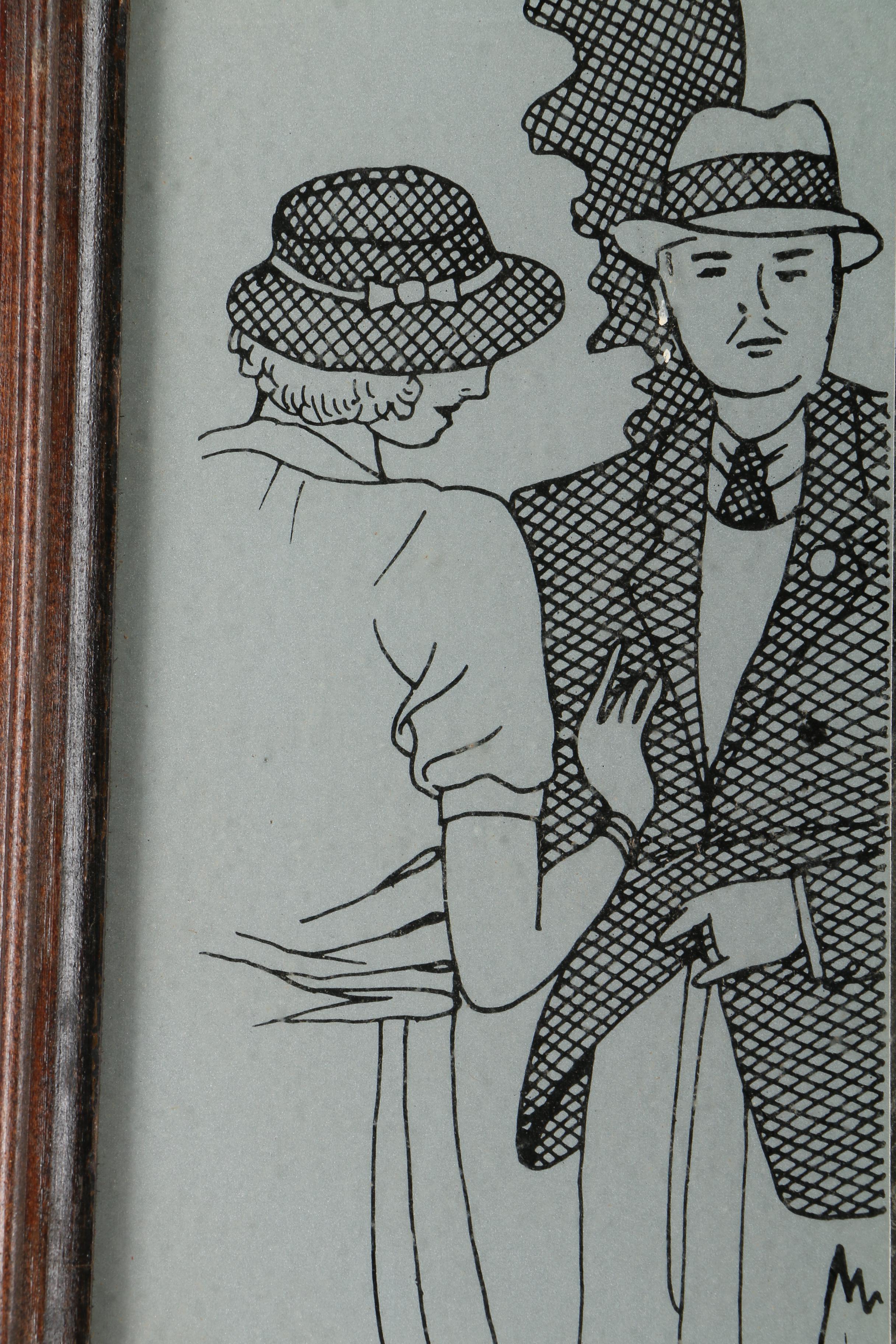 Vintage Cadillac Advertising Mirror